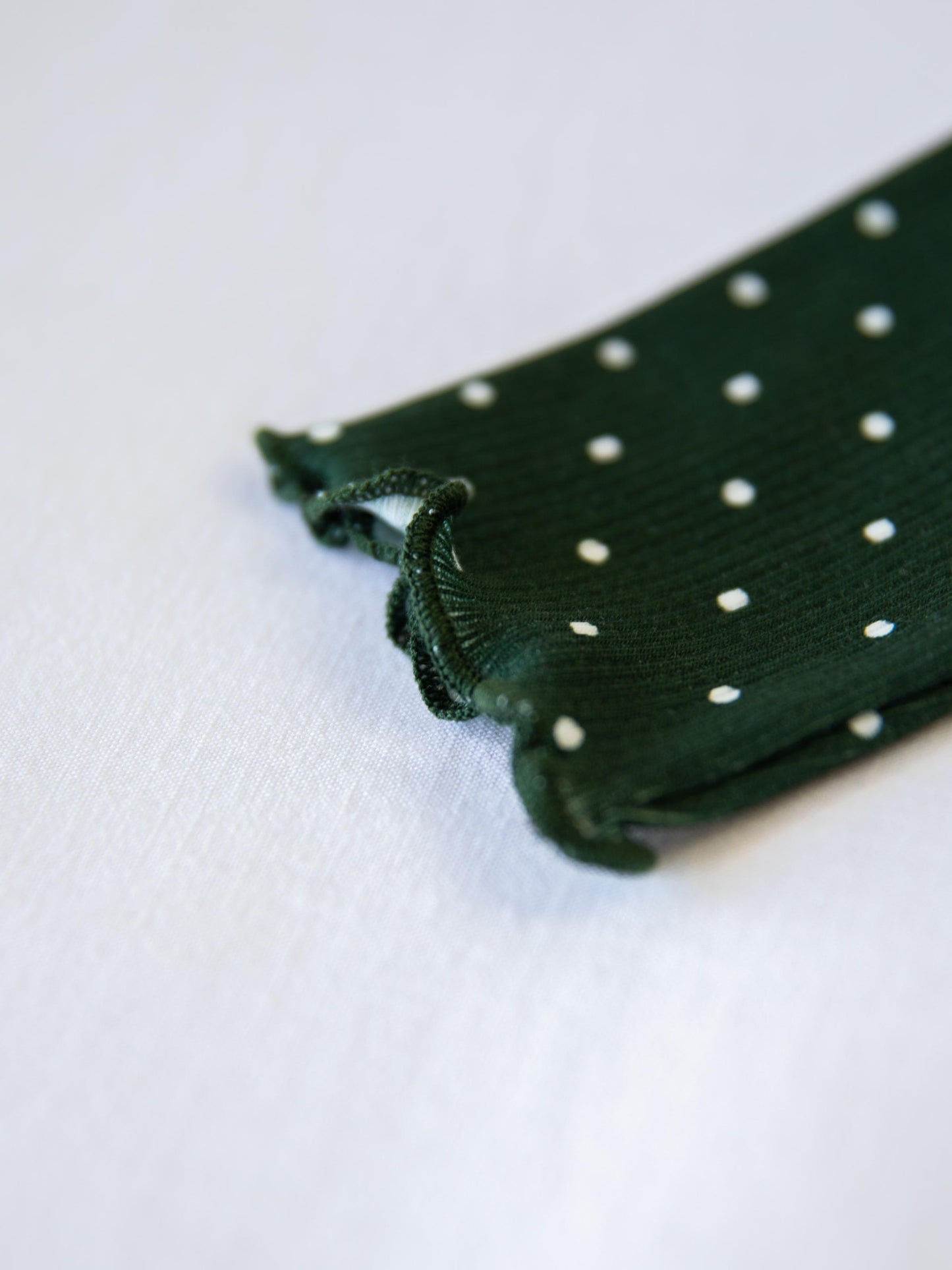 Frilled Sleeve Shirt - Thankful Dotty