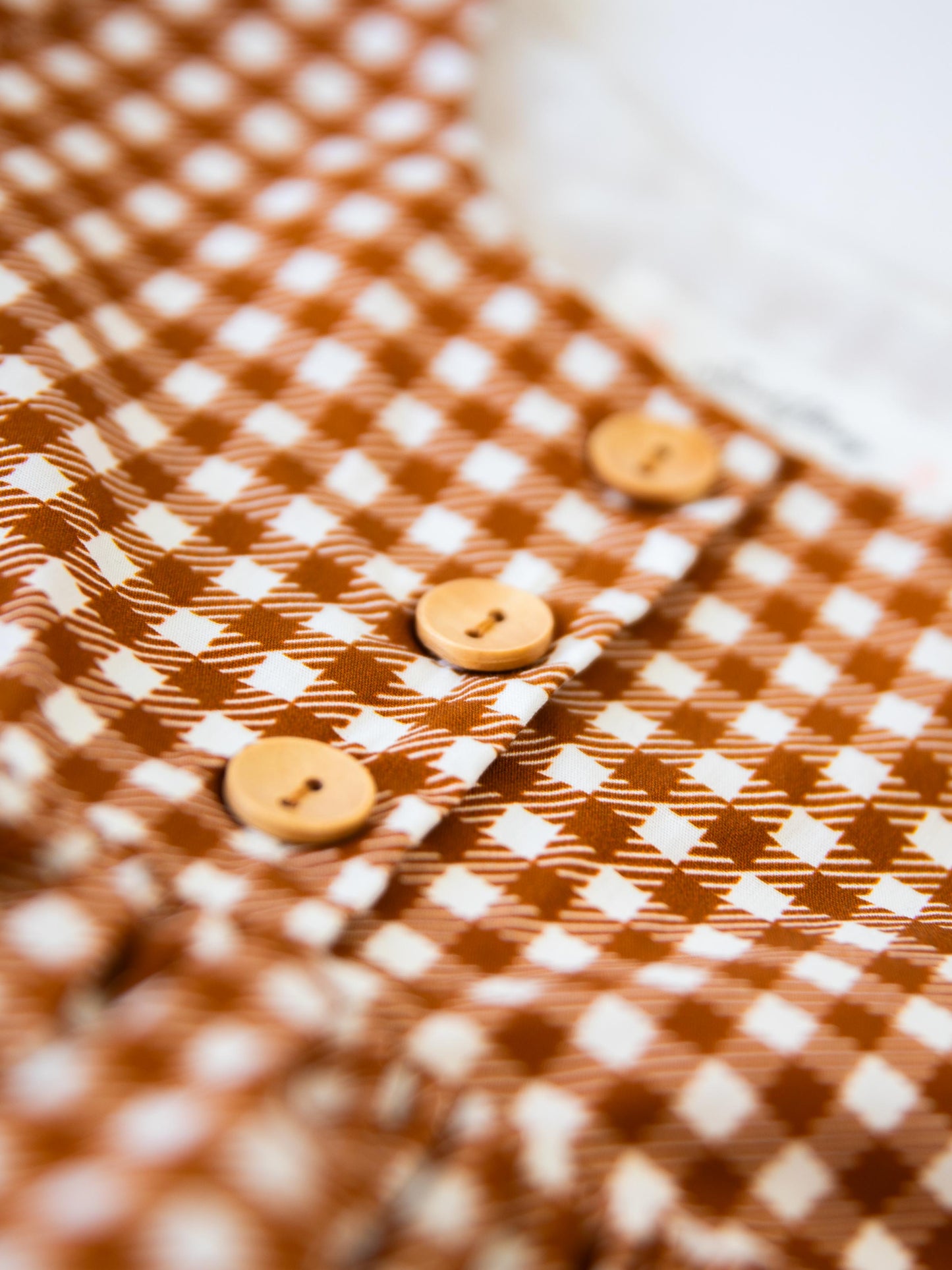 Margo Dress - Pumpkin Spice Check