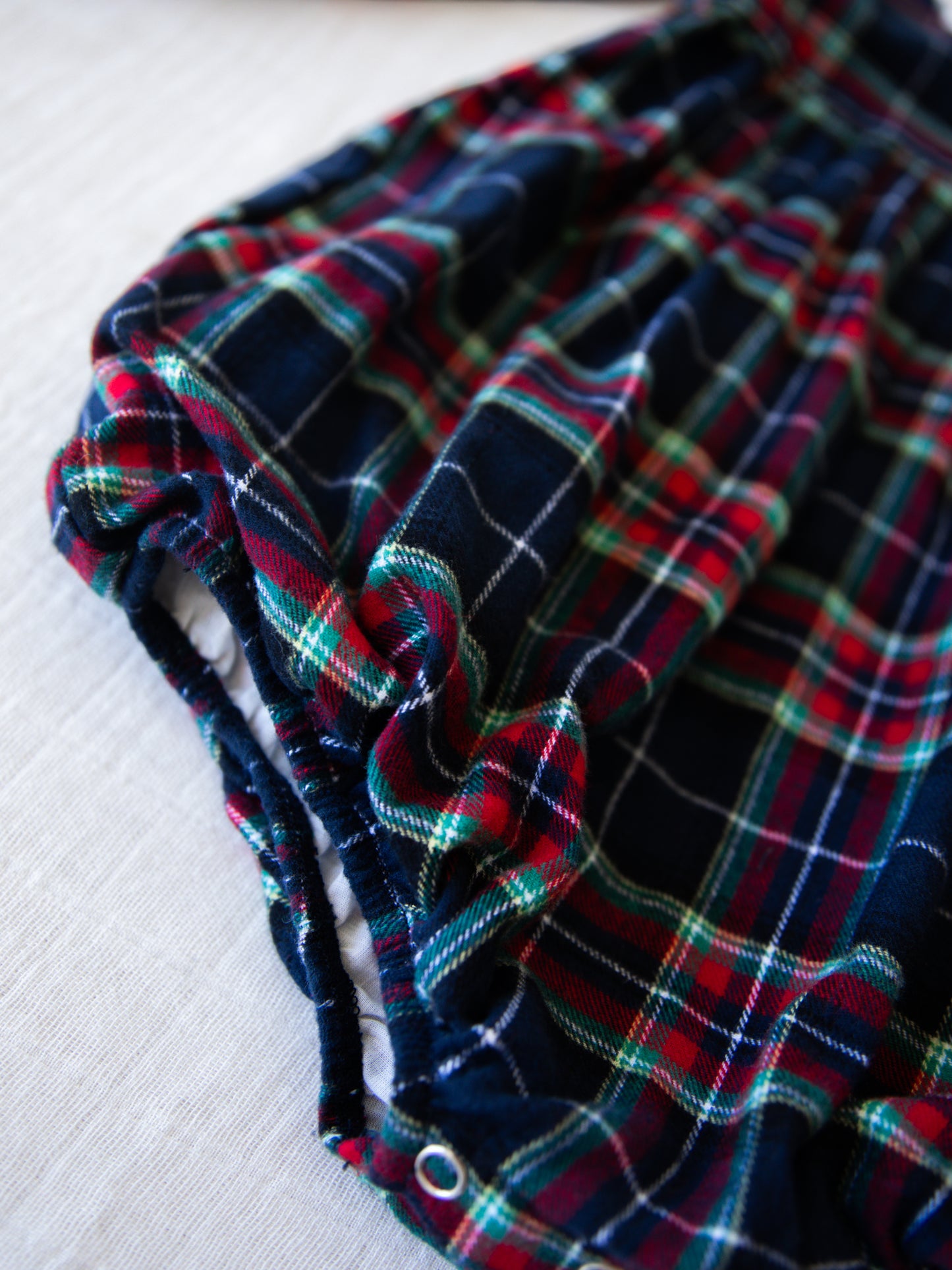 Classic Bubble - Navy Midnight Plaid