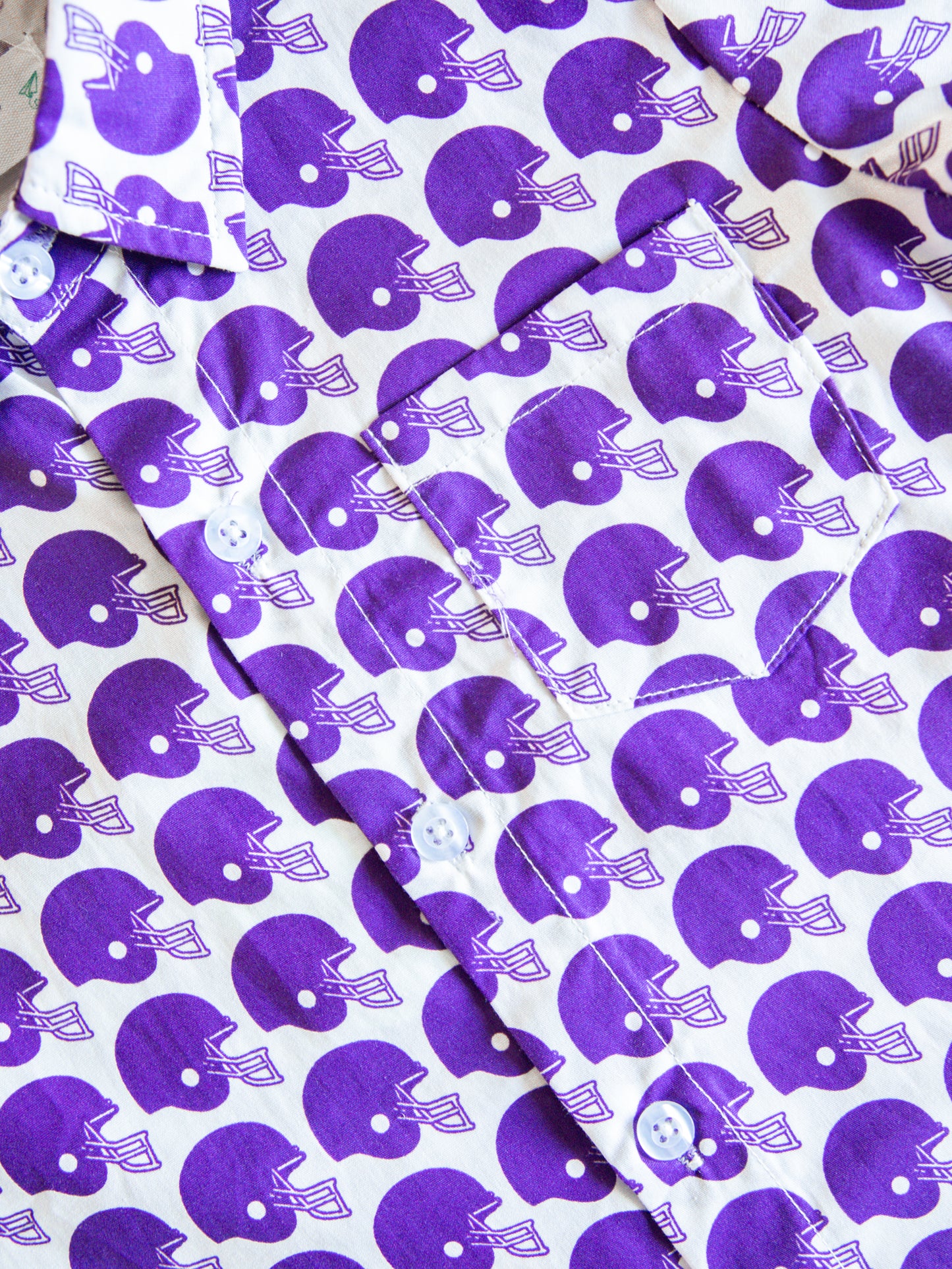 Gameday Button Up Shirt - Poppin' Purple