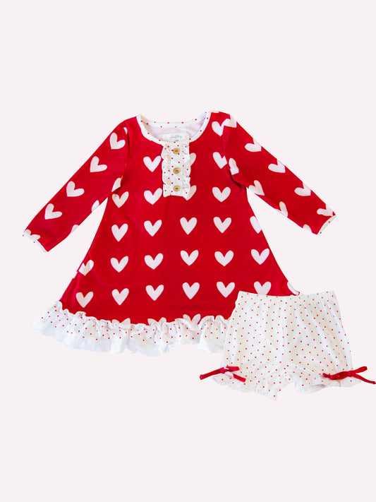 Everyday Play Dress - Heartbreaker in Red