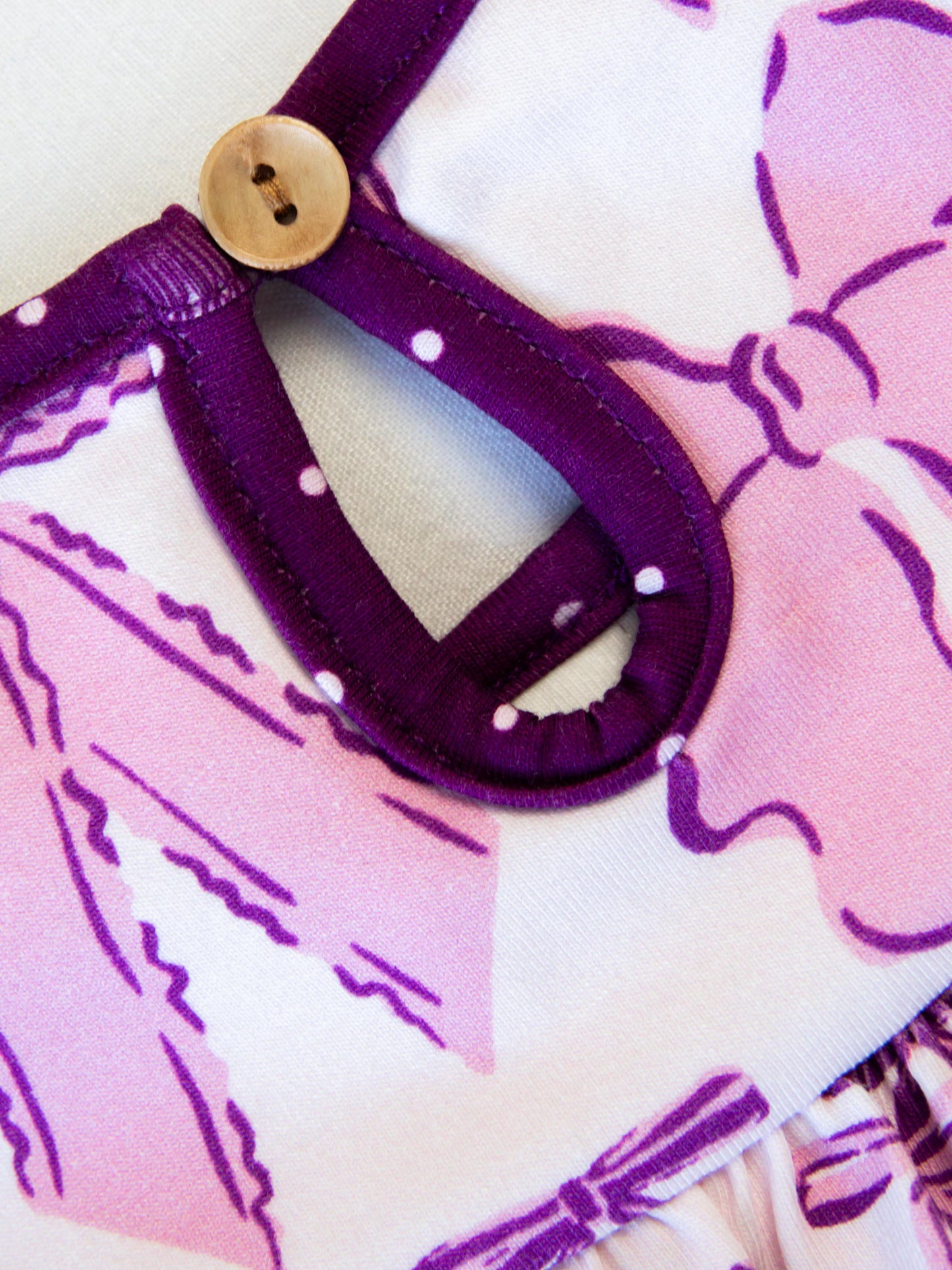 Out to Play Set - Purple Bows