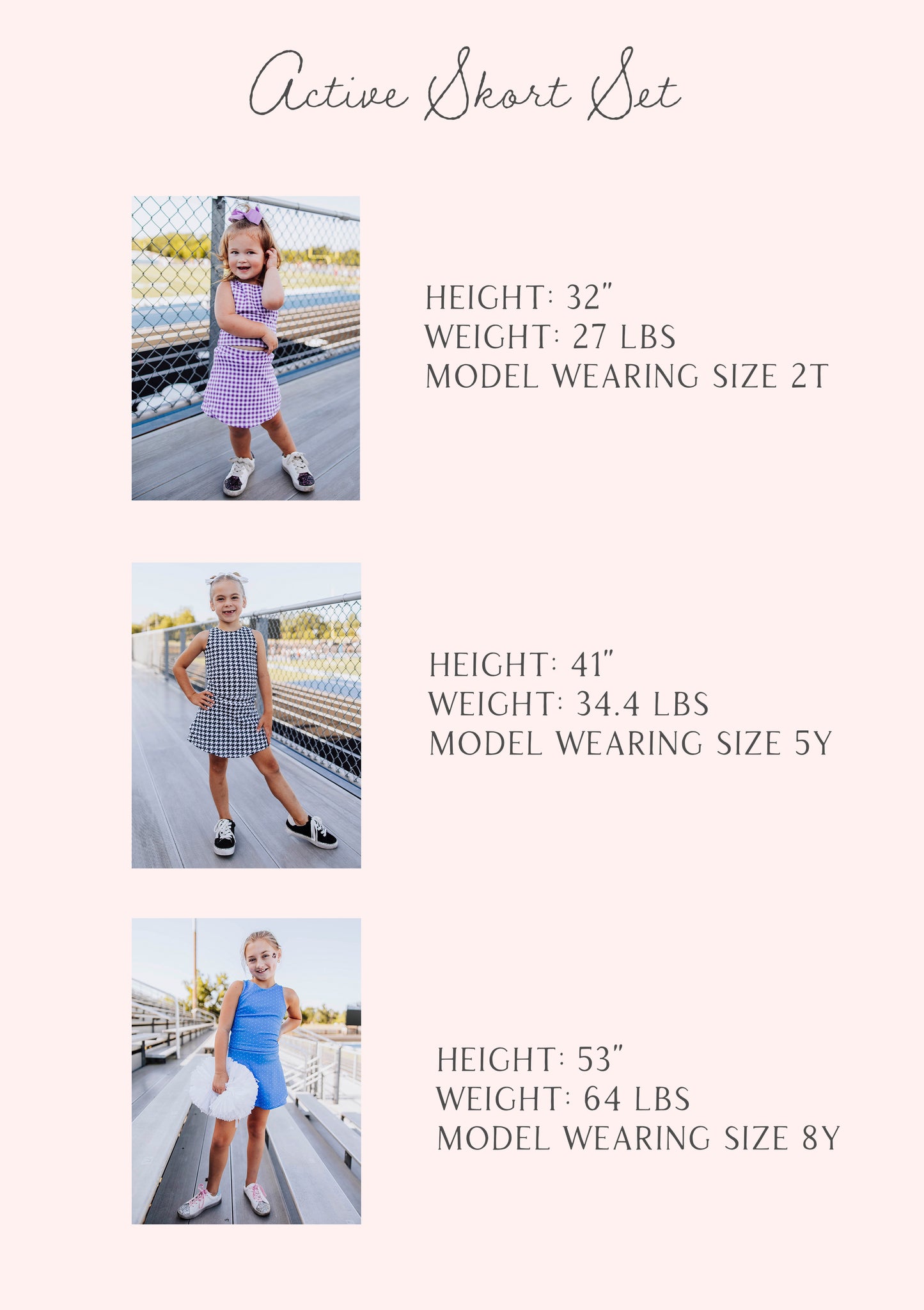 Active Skort Set - Blooming Blues