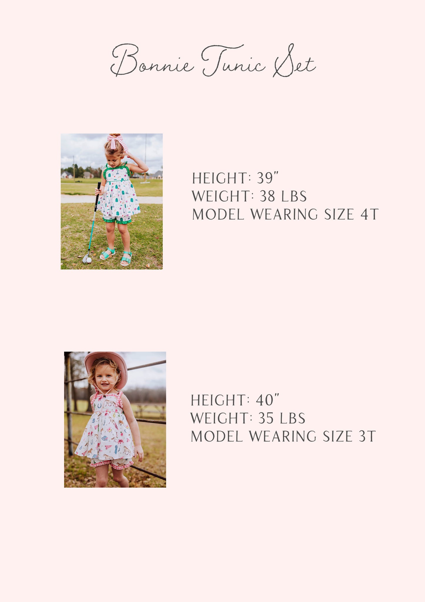 Bonnie Tunic Set - Off to the Races