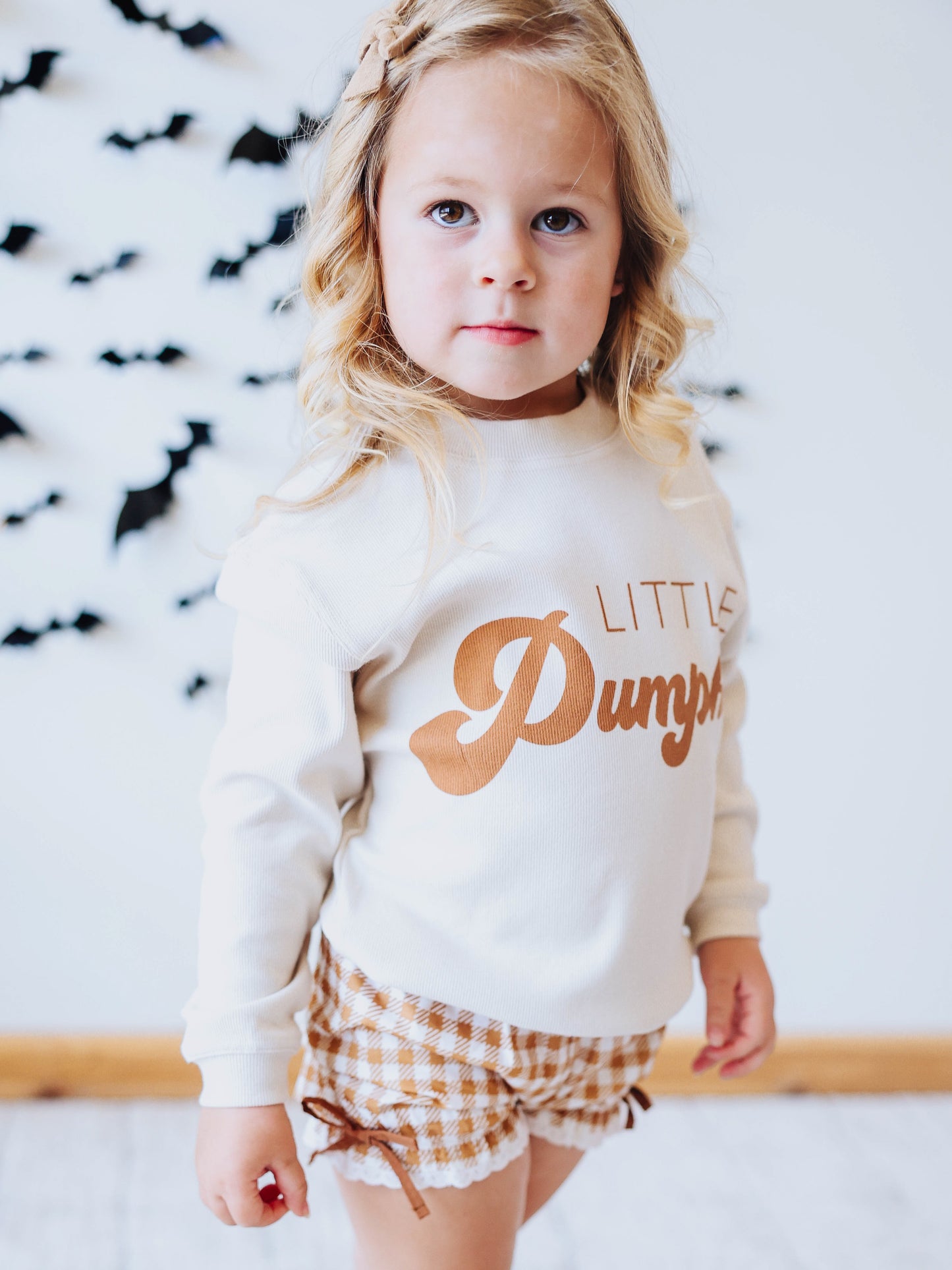 Ribbed Sweatshirt - Little Pumpkin Spice