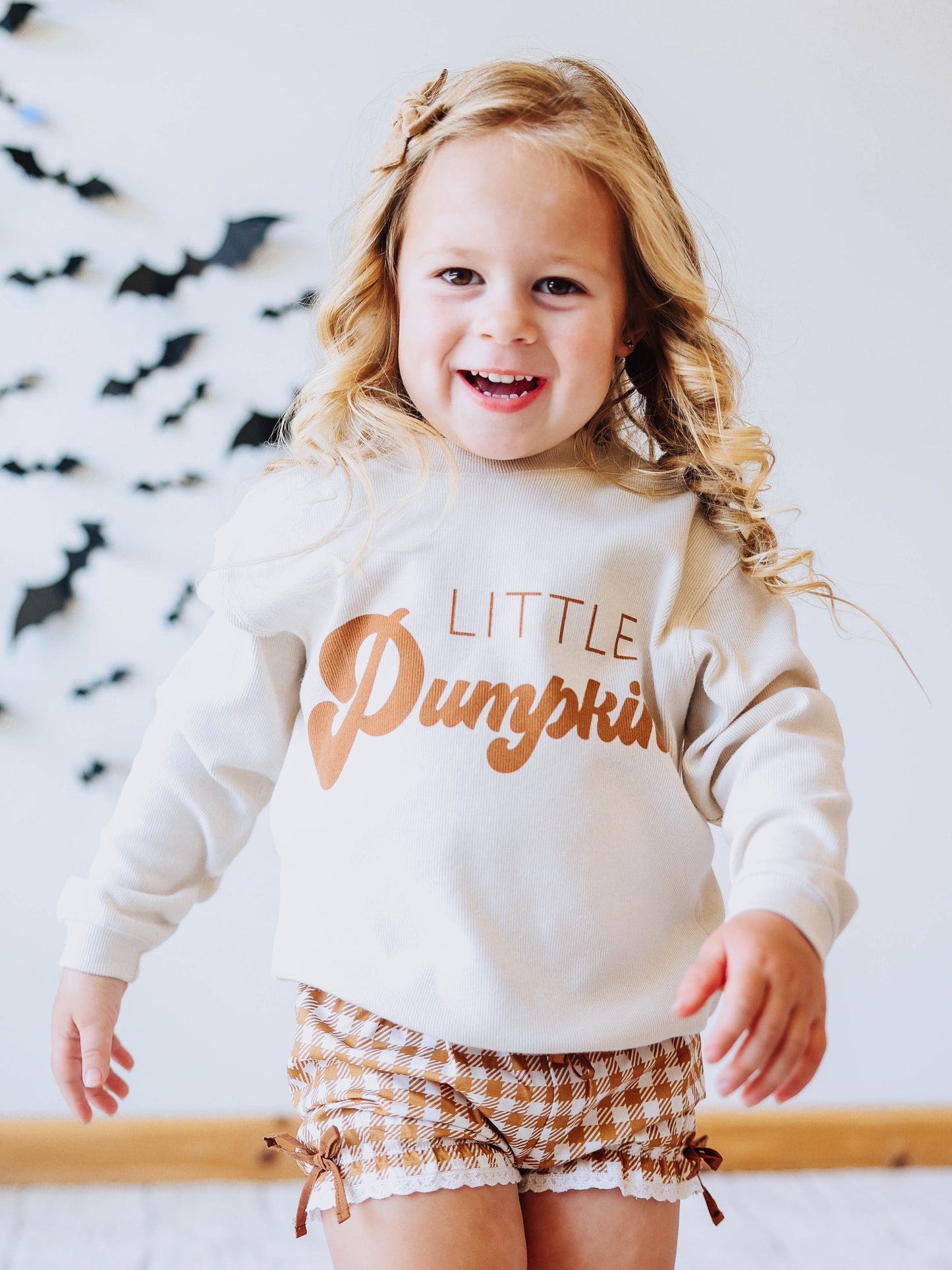 Ribbed Sweatshirt - Little Pumpkin Spice