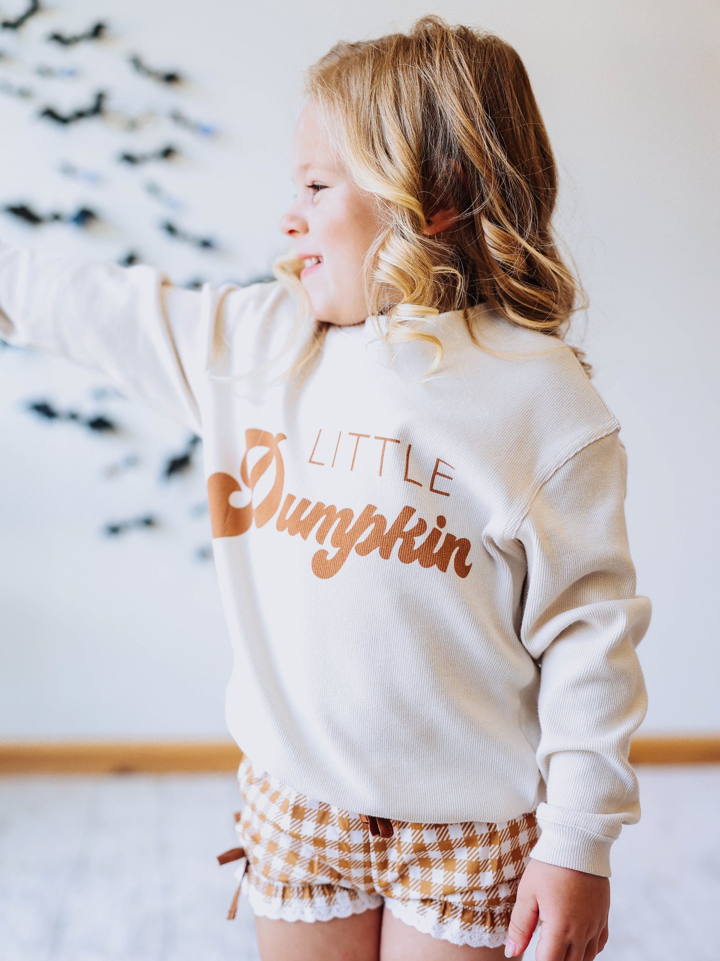 Ribbed Sweatshirt - Little Pumpkin Spice