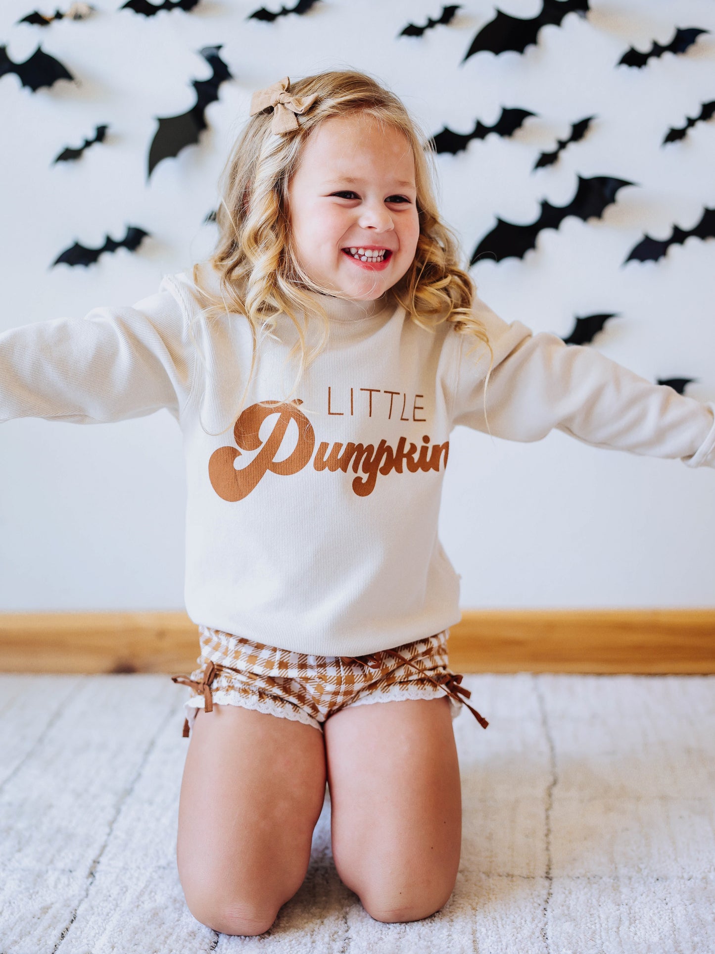 Ribbed Sweatshirt - Little Pumpkin Spice