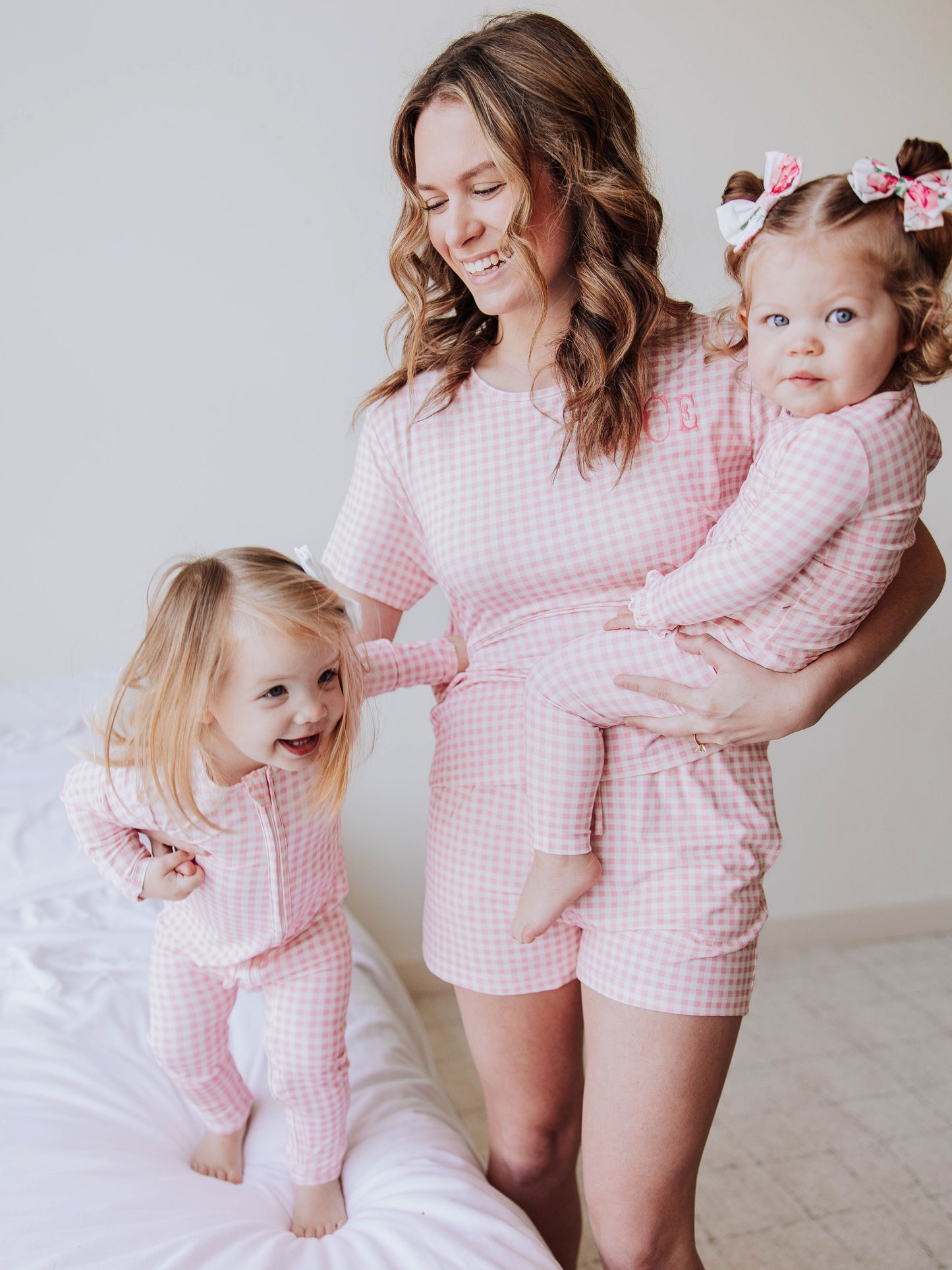 Women's Cloud Pajamas - Flamingo Check