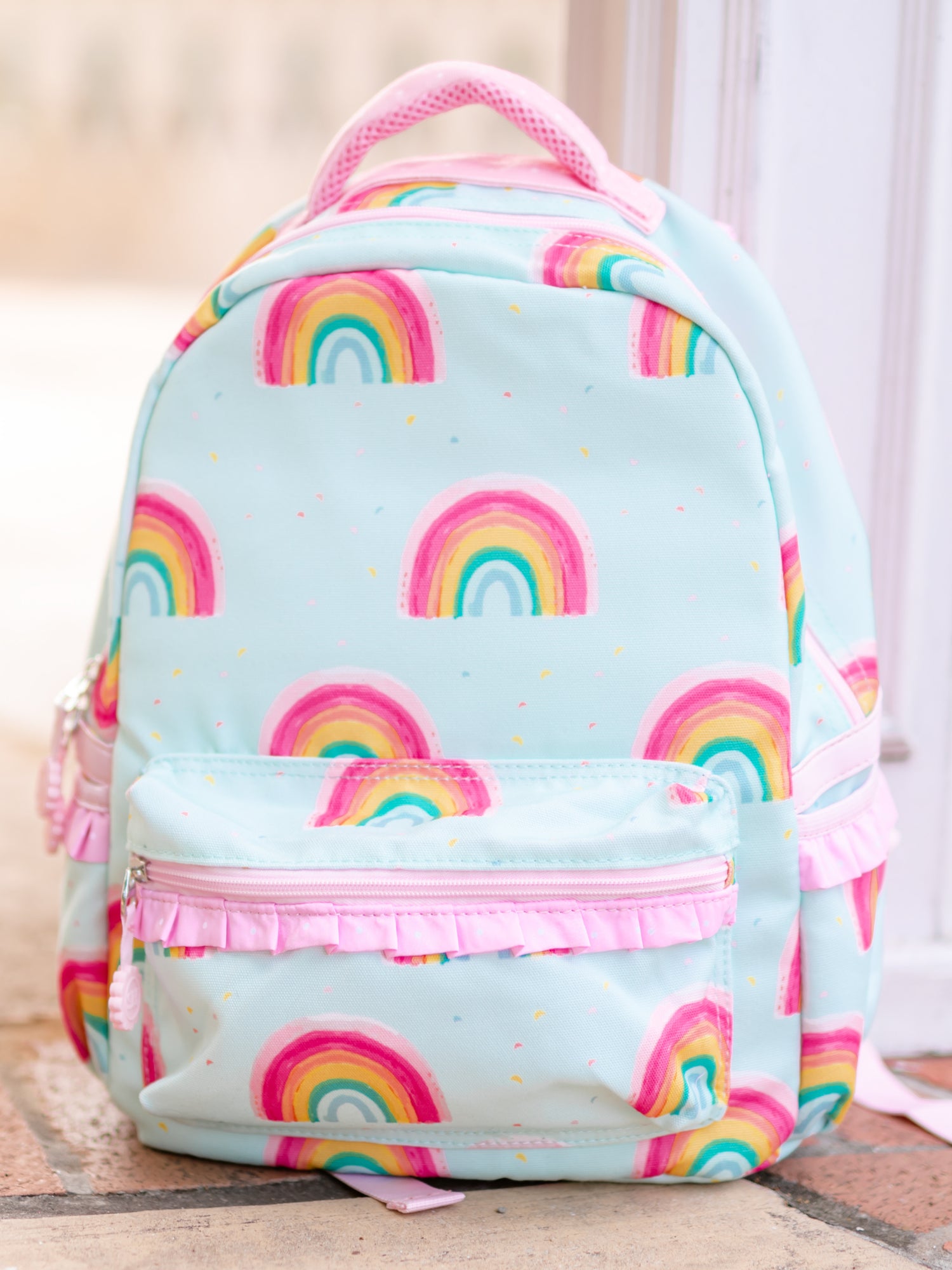 New Under One Sky Rainbow Unicorn Backpack