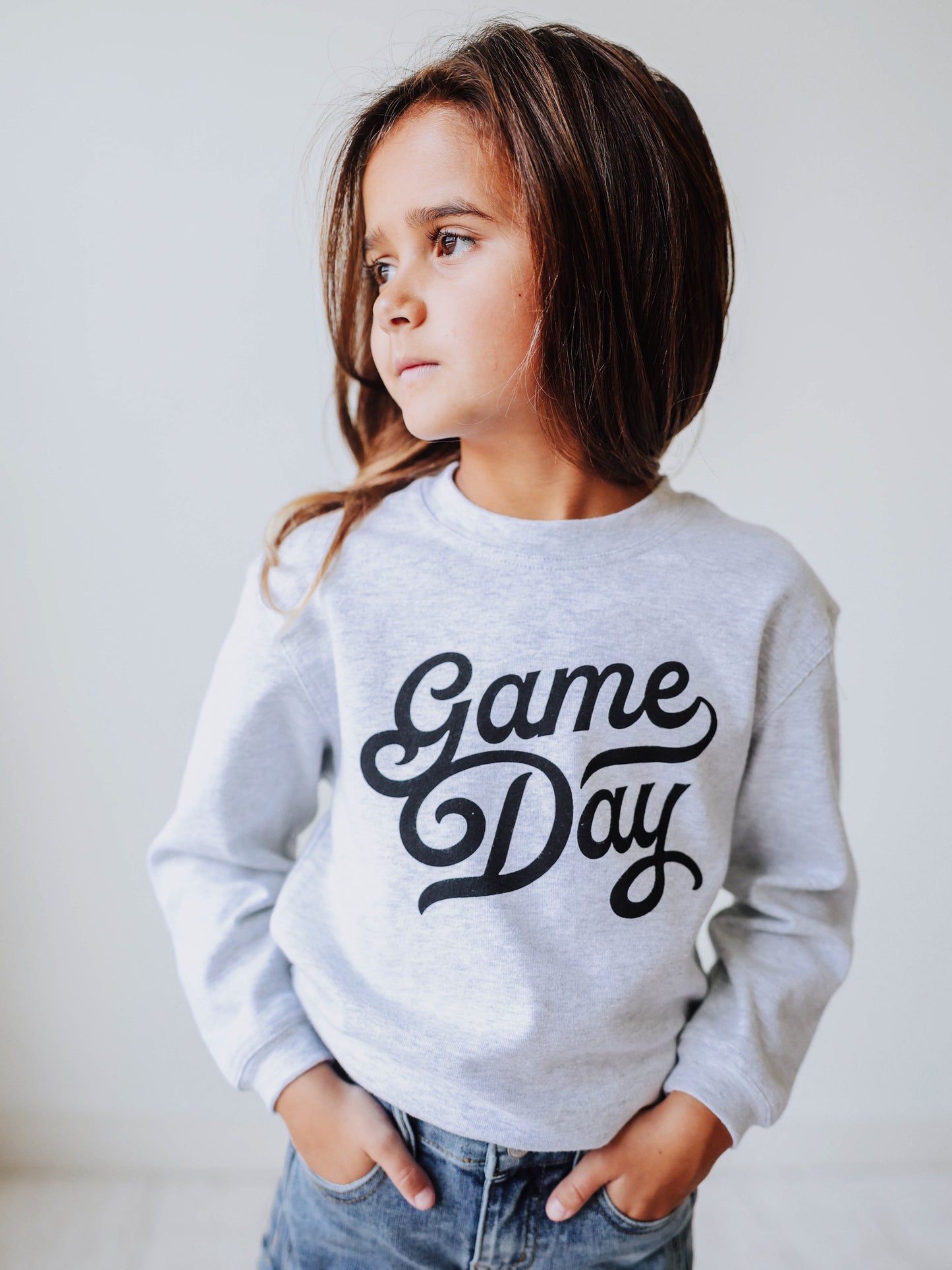 Warm Knit Sweatshirt - Game Day Gray