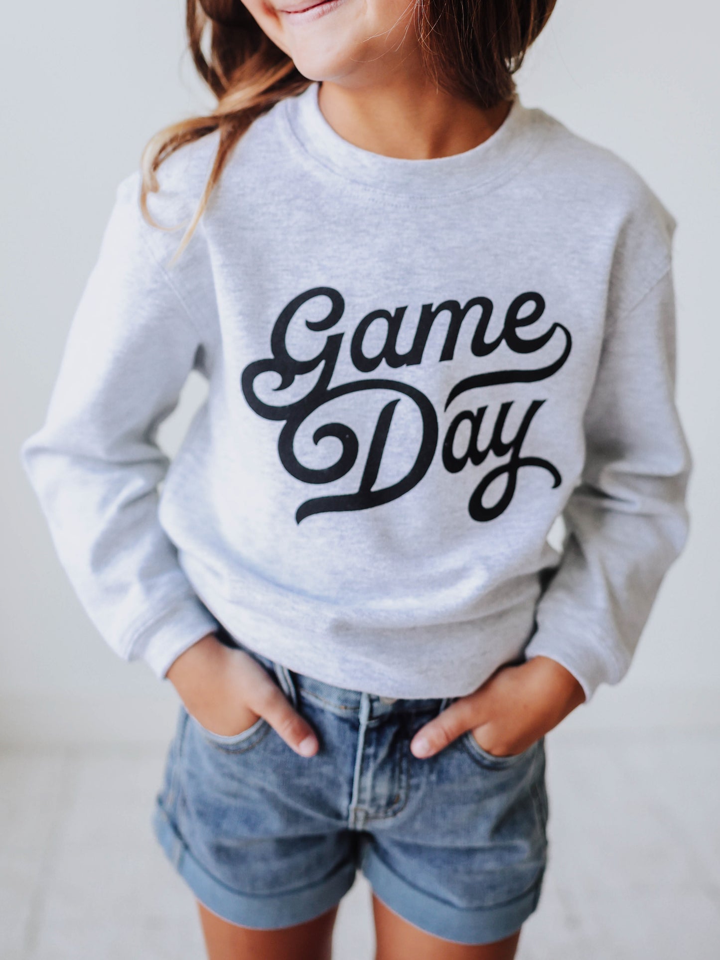 Warm Knit Sweatshirt - Game Day Gray