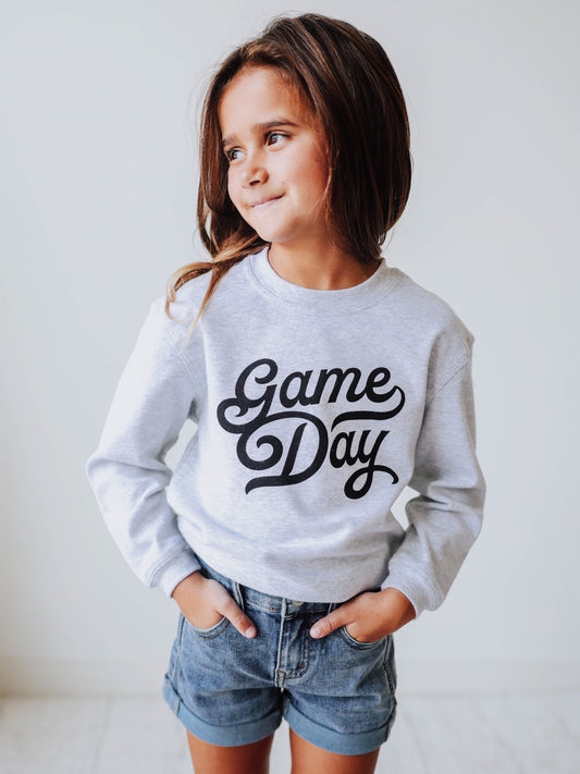 Warm Knit Sweatshirt - Game Day Gray