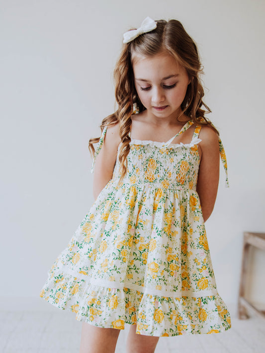 NWT Sweethoney clothing 4T yellow floral