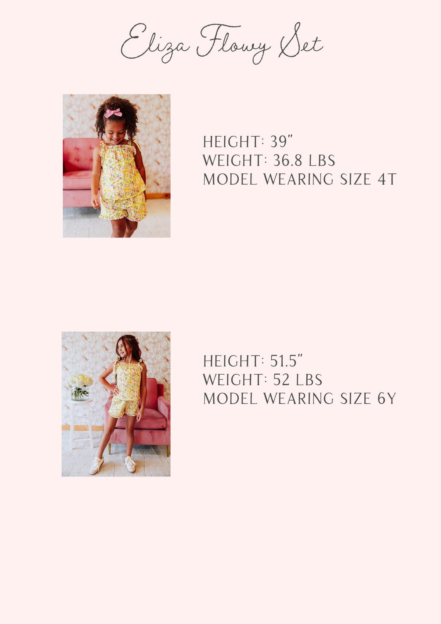 Eliza Flowy Set - Happy Yellow