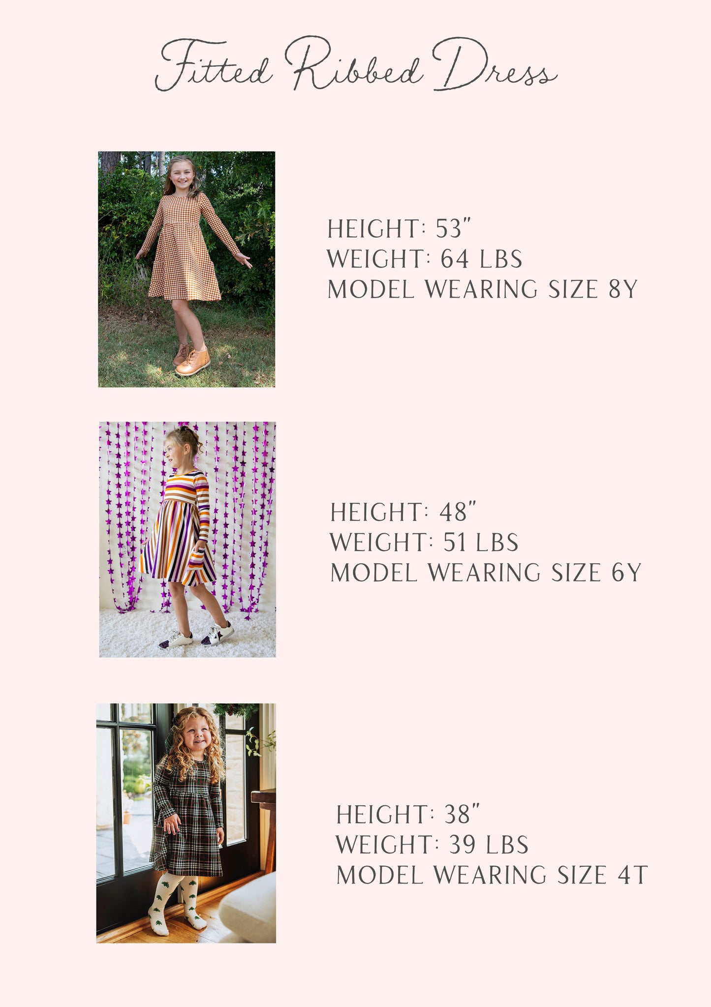 Fitted Ribbed Dress - Merry Plaid