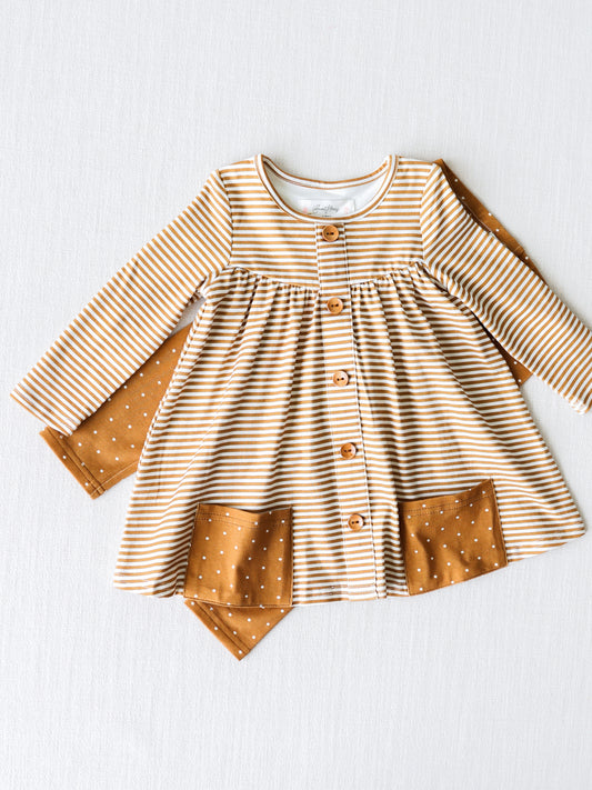 Out to Play Set - Golden Honey Stripes