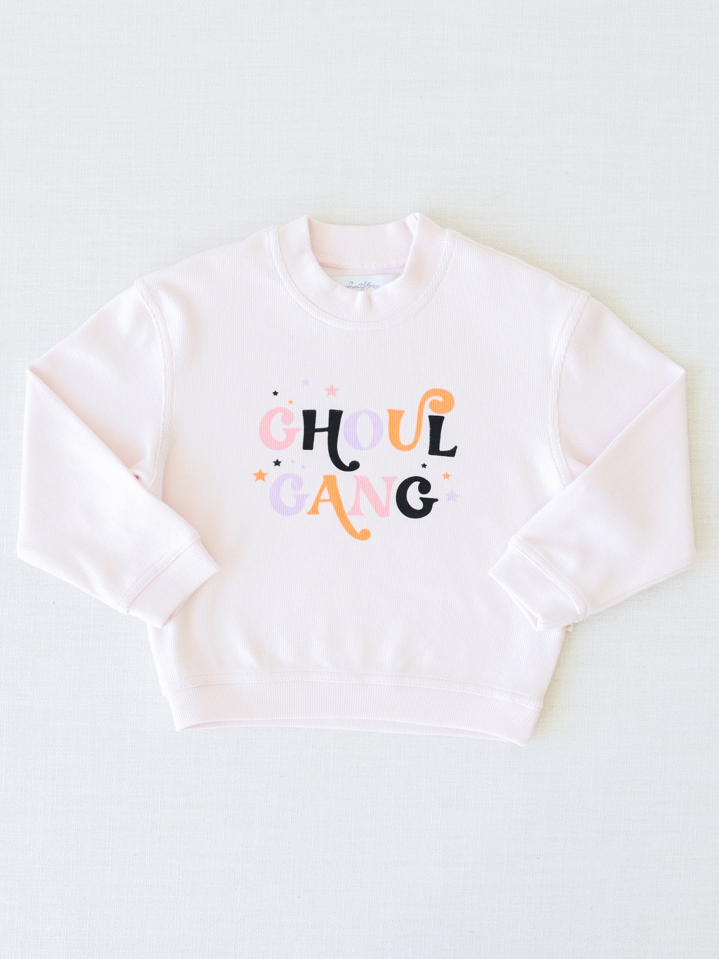 Ribbed Sweatshirt - Blush Blossom G.G.