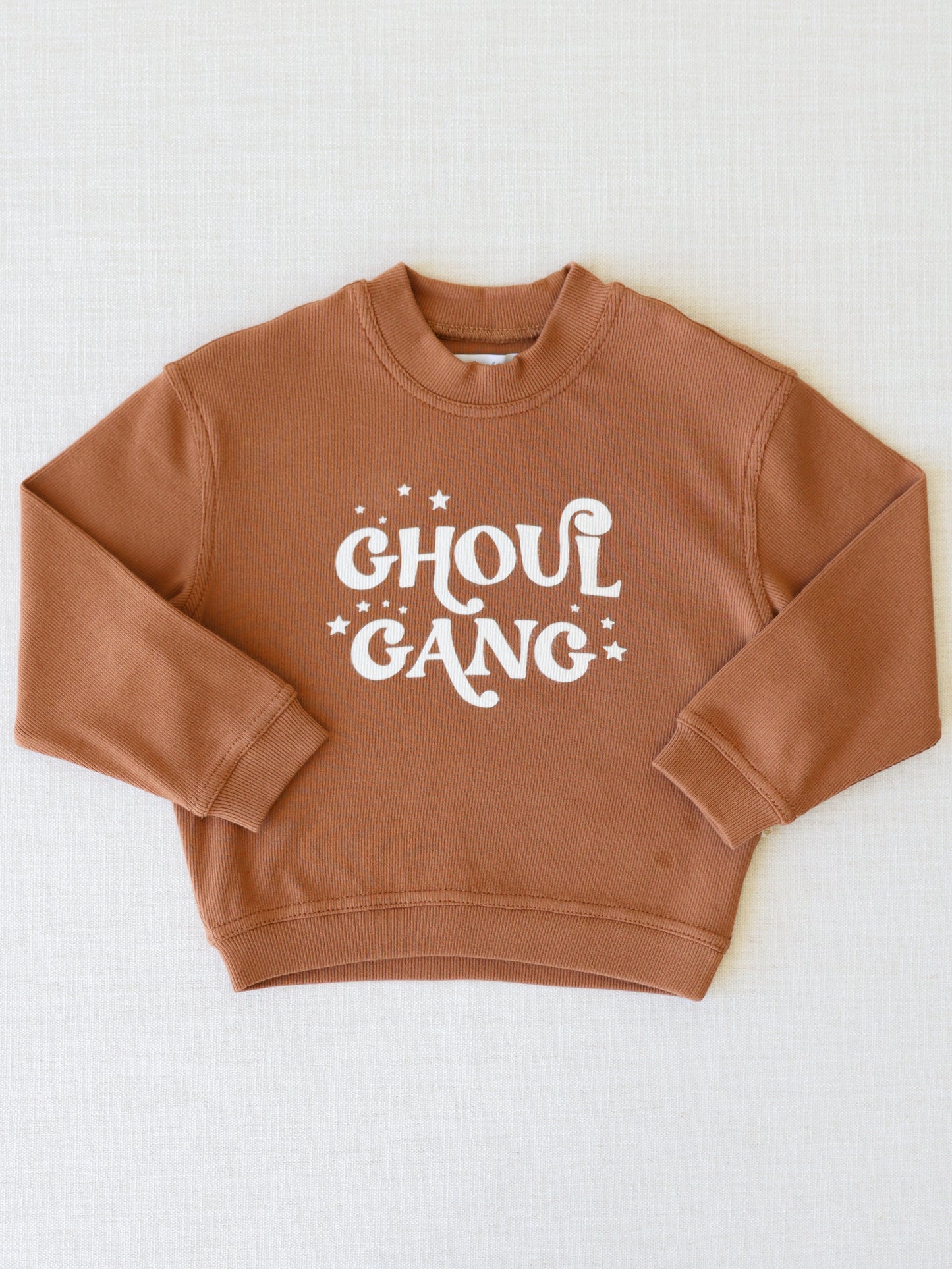 Ribbed Sweatshirt - Cocoa G.G.