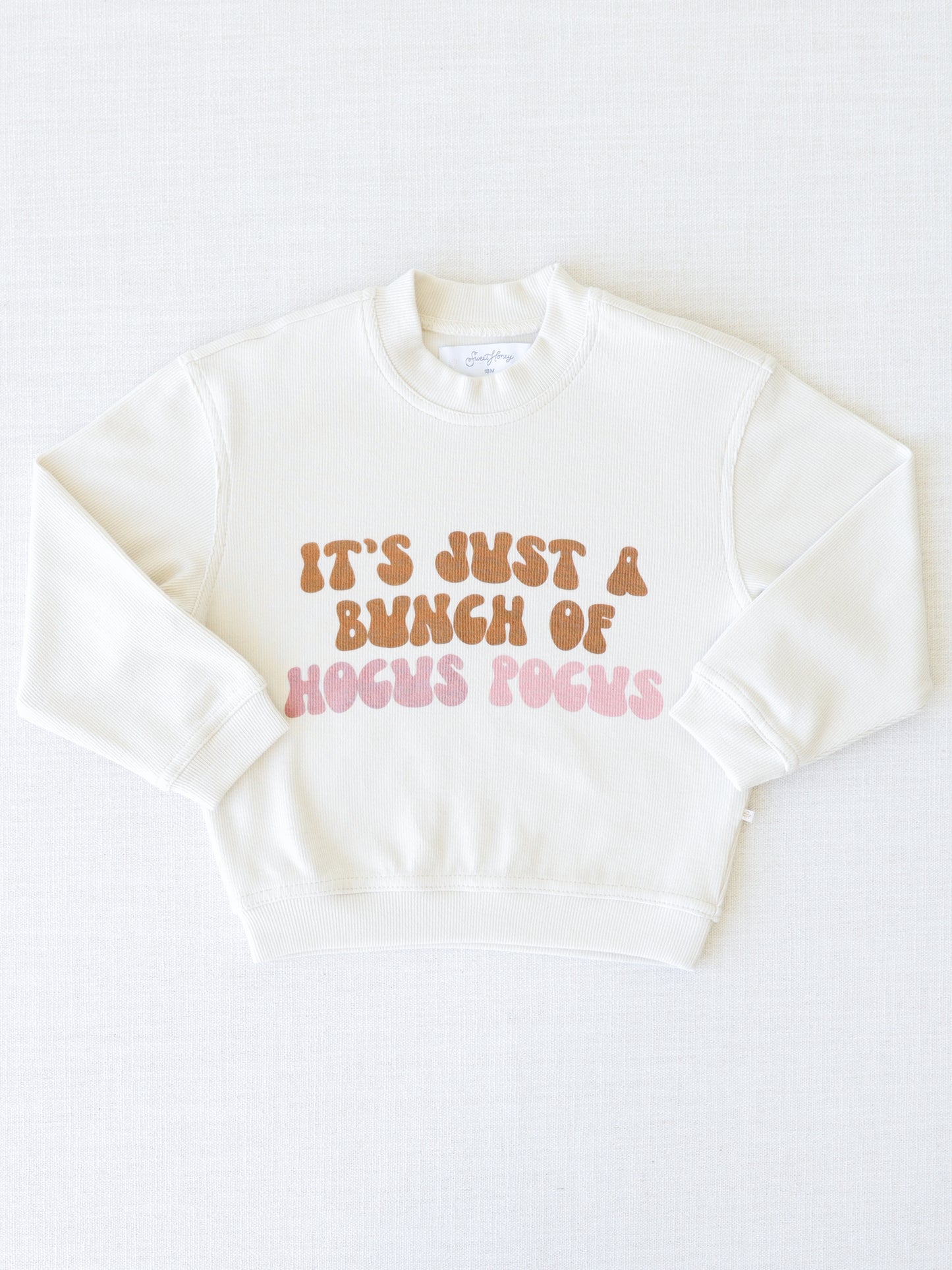 Ribbed Sweatshirt - Bunch of Hocus Pocus