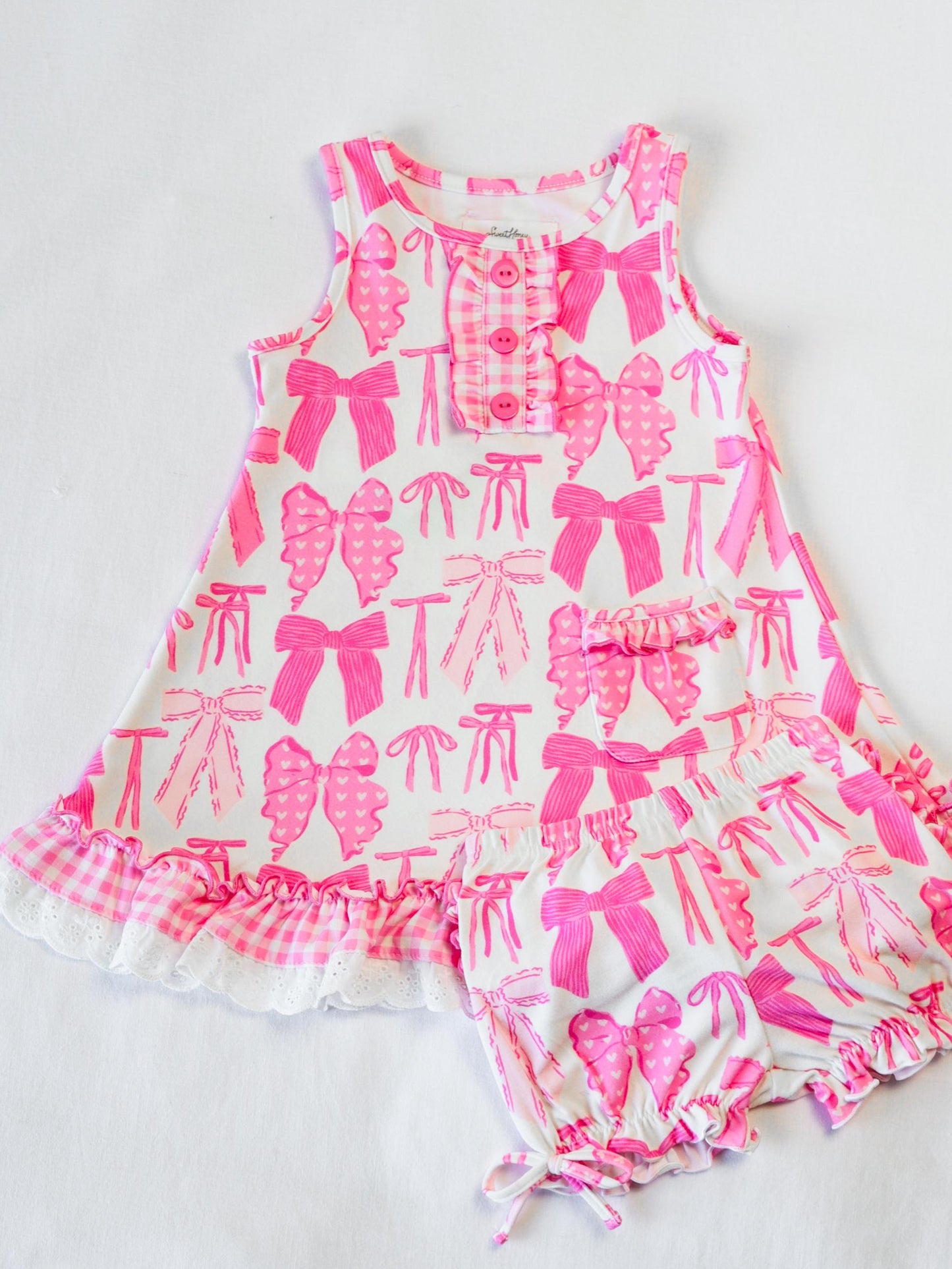 Everyday Play Dress - Pretty Pink Bows