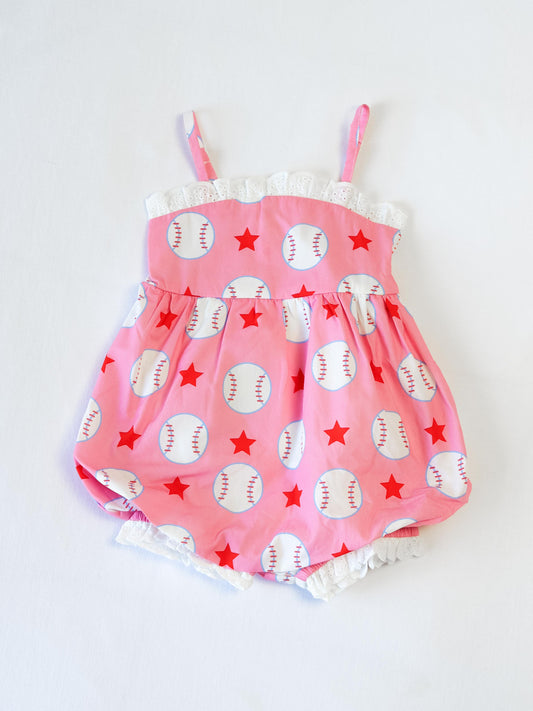 Gracie Bubble - Allstar Baseball Pink