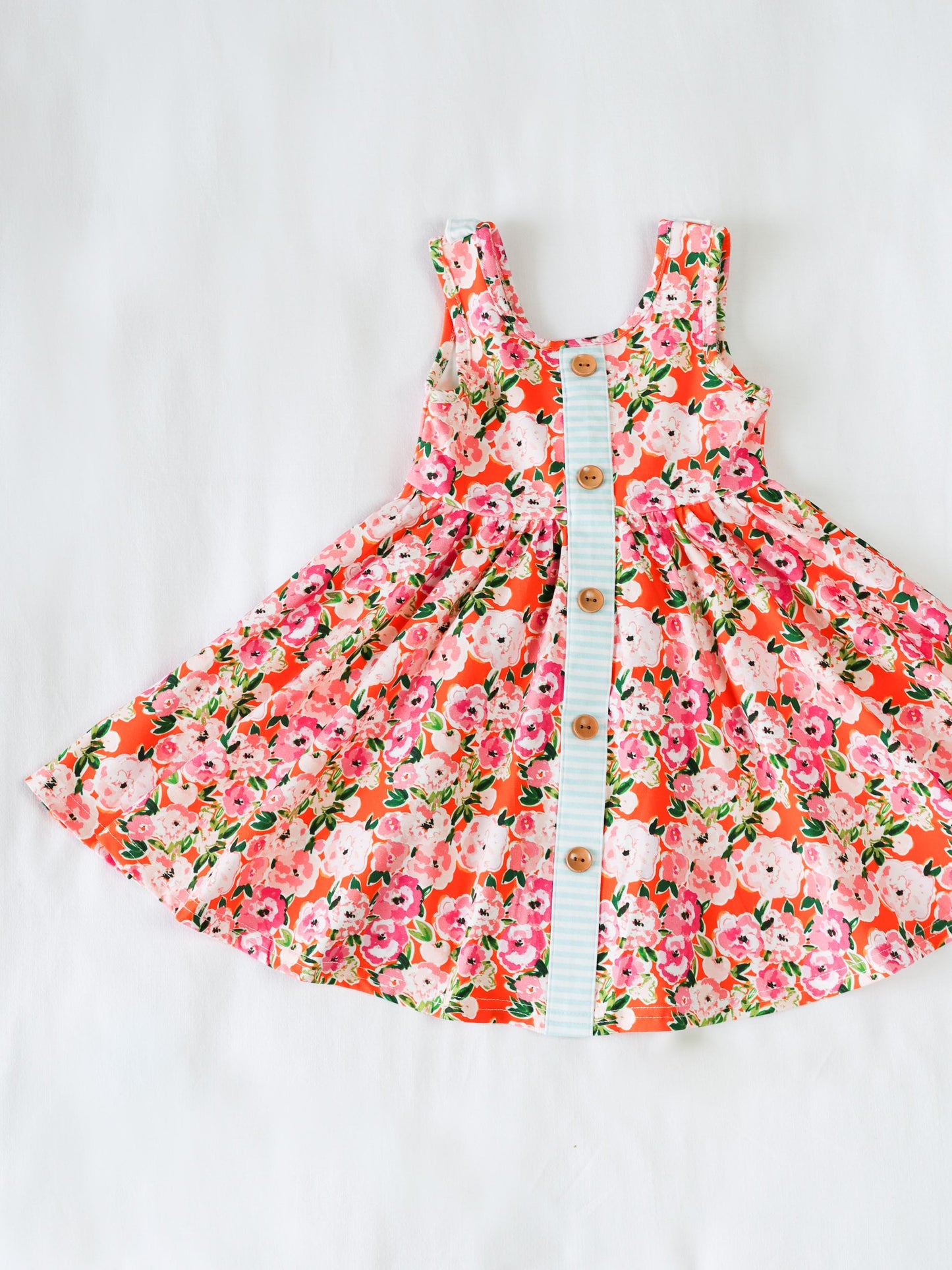 Prim Dress - Glowing Pink Flowers