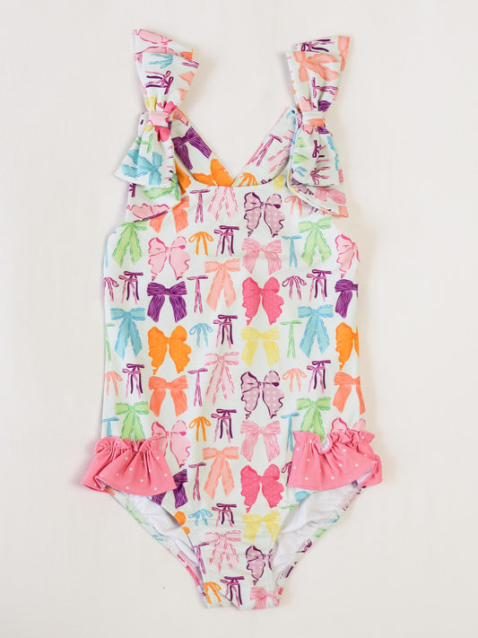 Melanie One Piece - Vibrant Bows