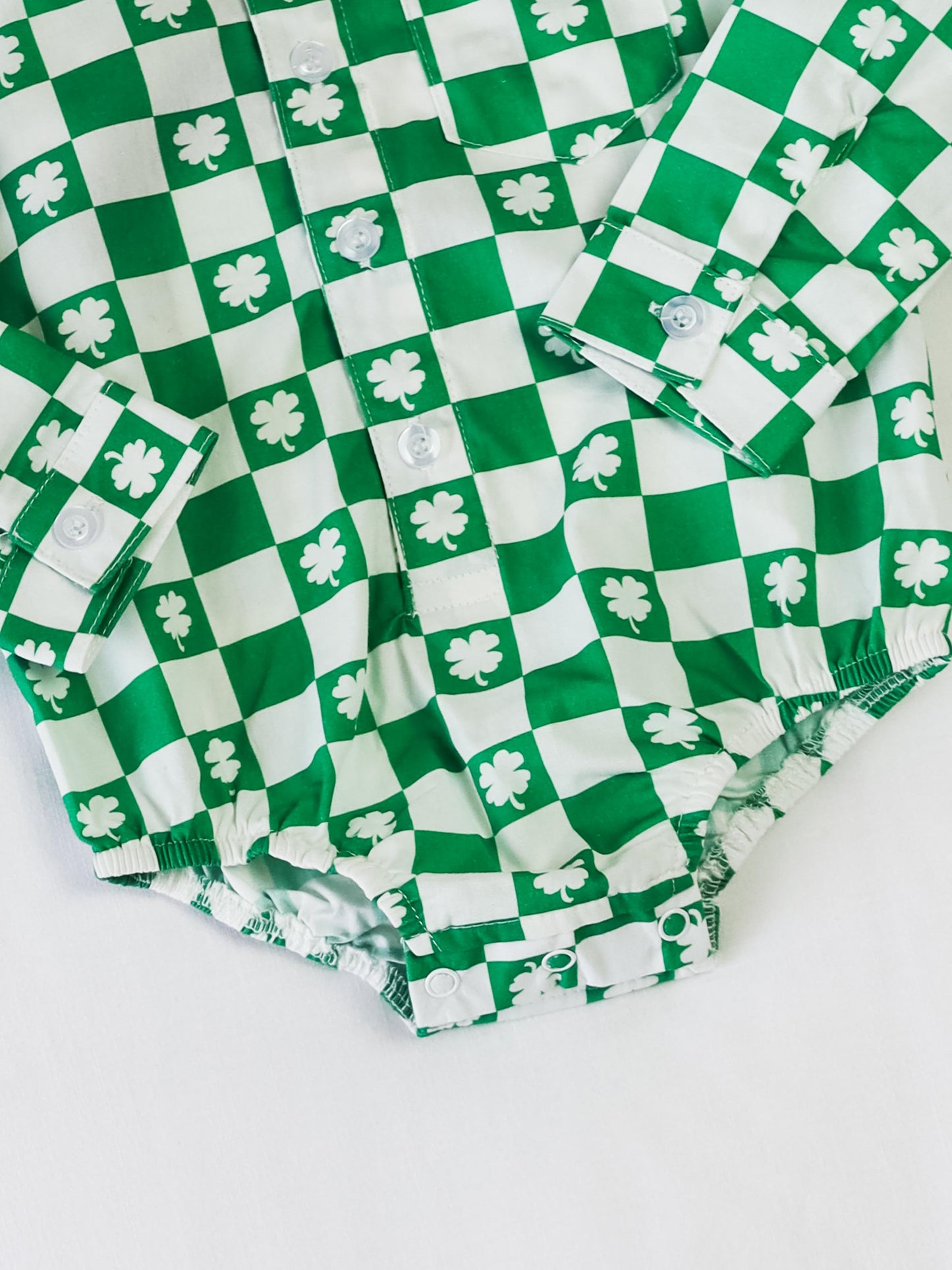 Button Up Shirt - Shamrock Check