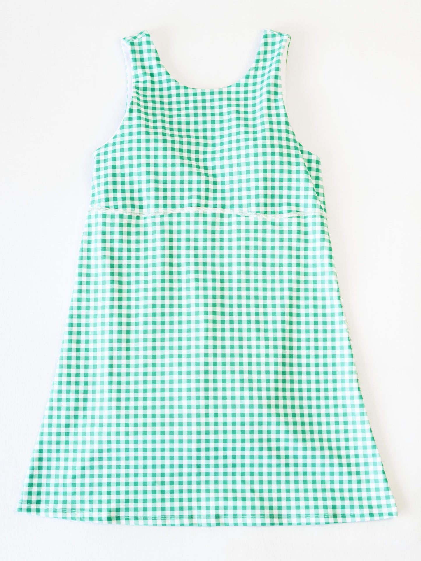 Women's Active Dress - Green Check