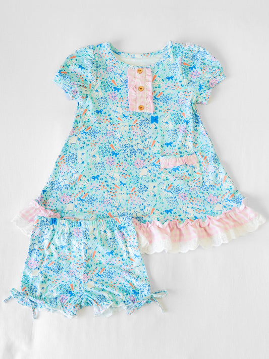 Everyday Play Dress - Bunny Kisses