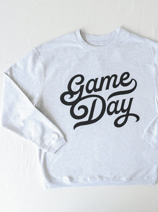 Women's Oversized Warm Knit Sweatshirt - Game Day Gray