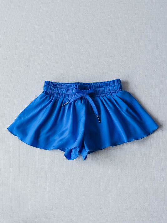 Flowy Shorts - Retro Blue