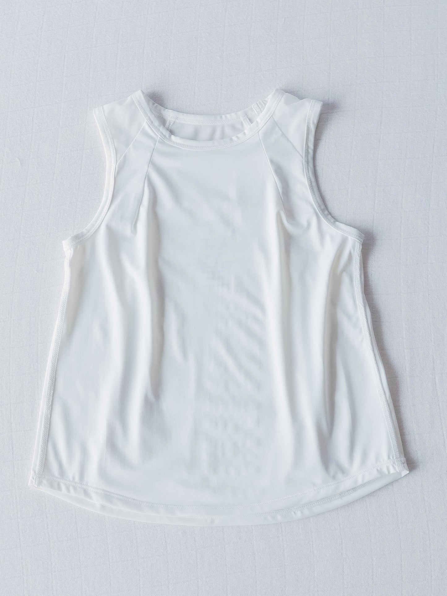 Pleated Tank Top - Ivory