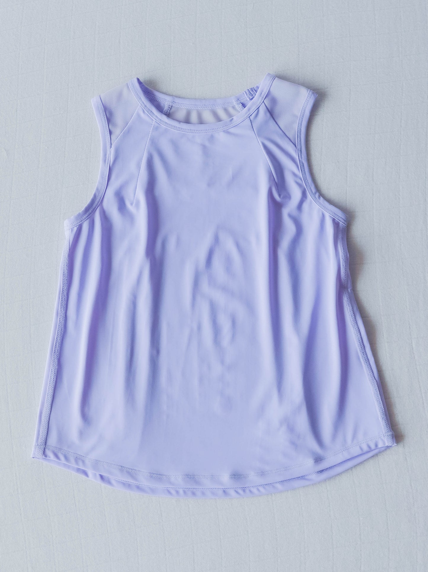 Pleated Tank Top - Purple Aura