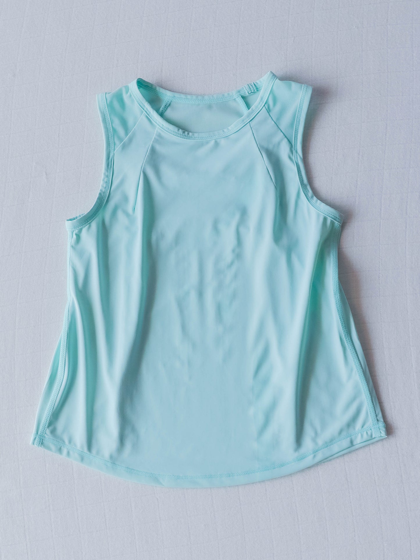 Pleated Tank Top - Mist