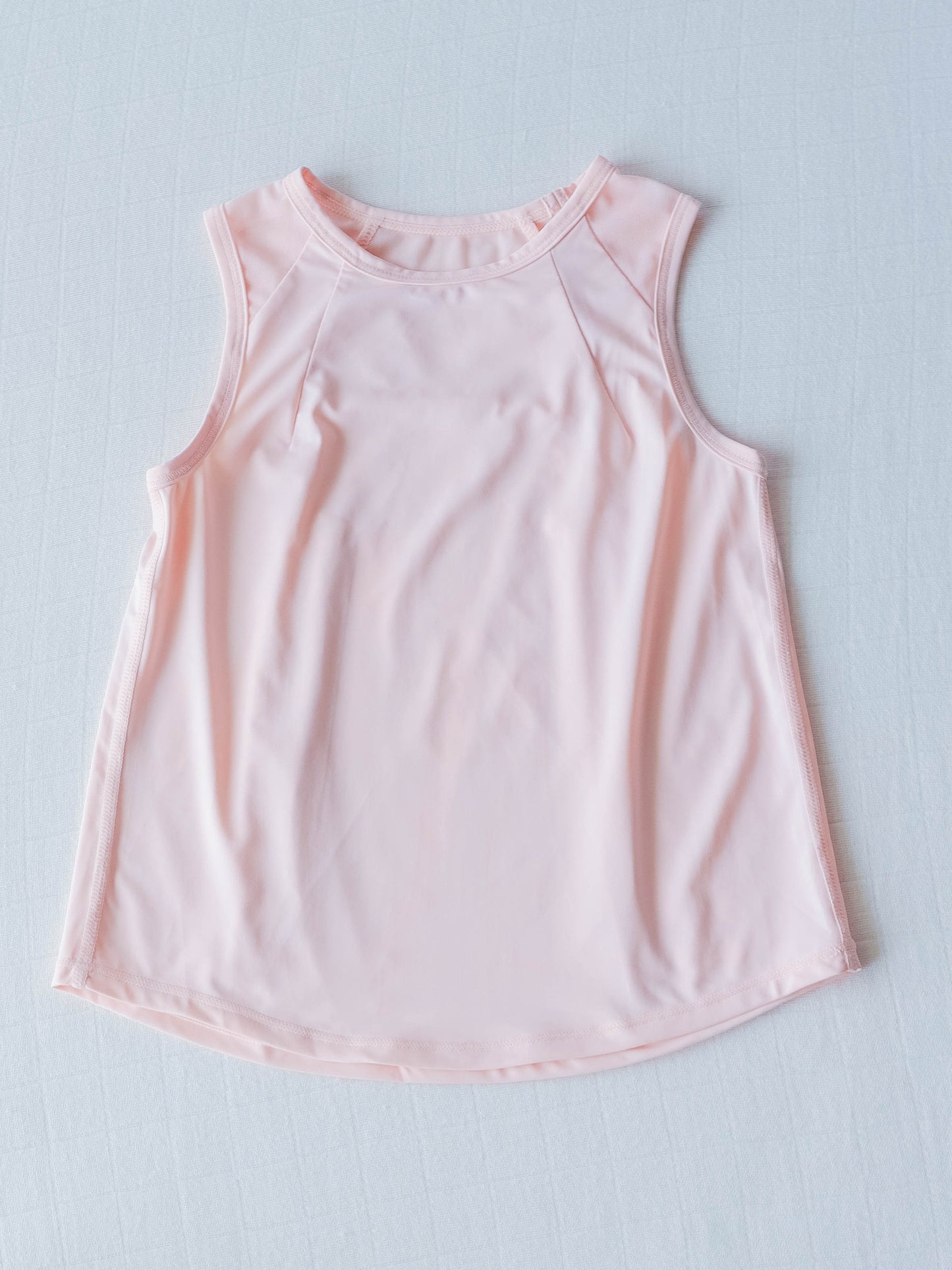 Pleated Tank Top - Light Pink