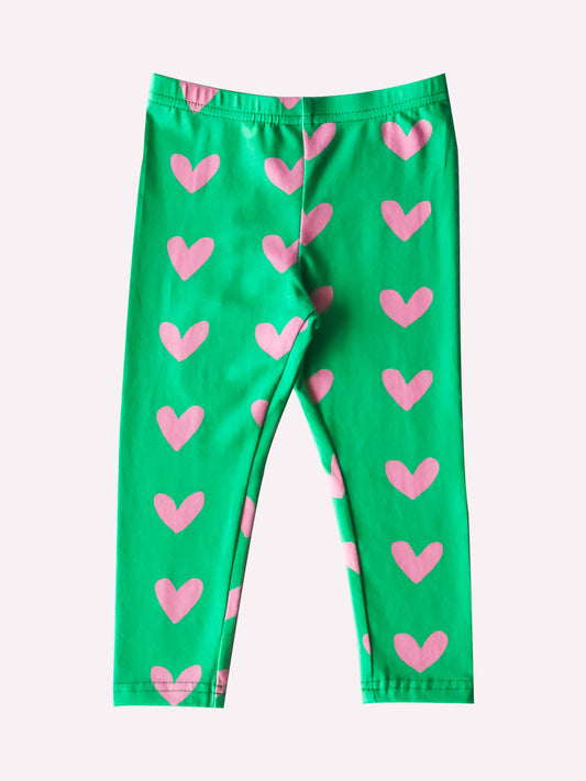 Frankie Leggings - Heartbreaker in Green