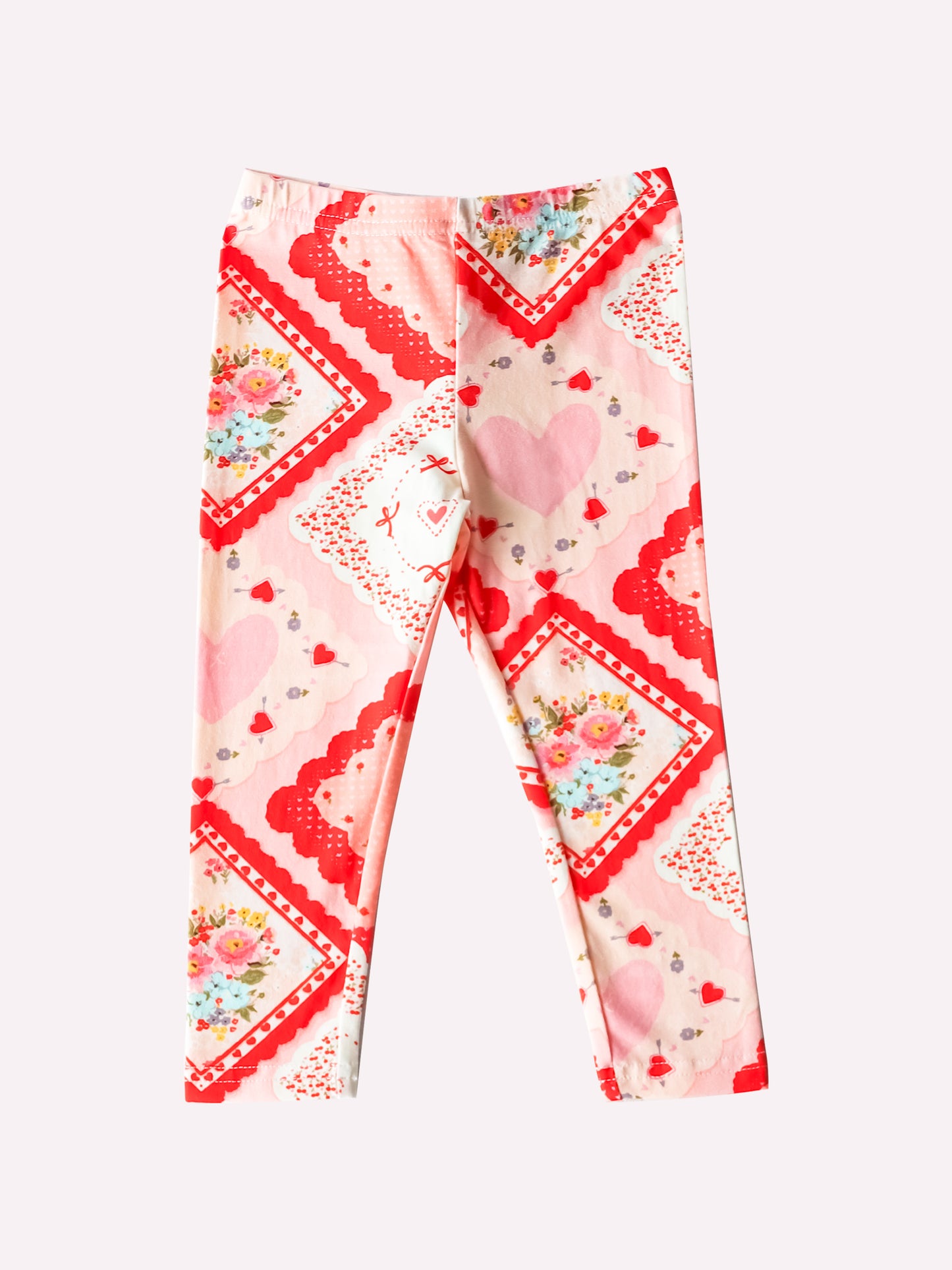 Frankie Leggings - Valentines Patchwork