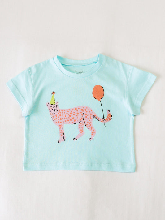Graphic Tee - Party Cheetah
