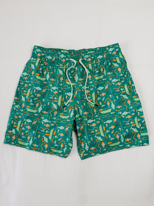 Men's Swim Trunks - Gone Fishin'