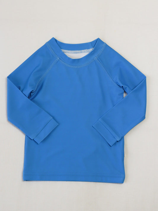 Boy's Rash Guard - Nautical Blue