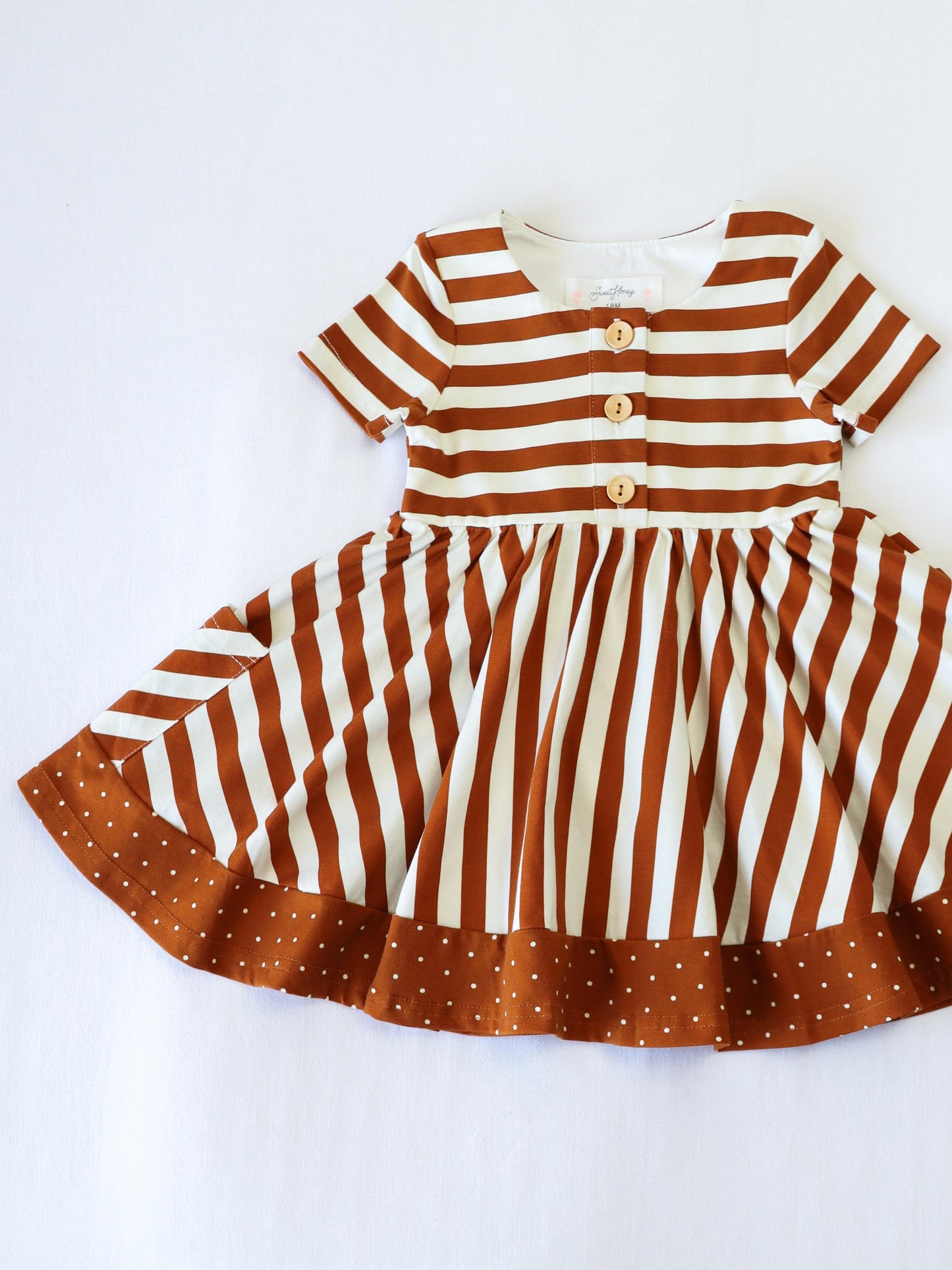 Kate Playdate - Pumpkin Spice Stripe