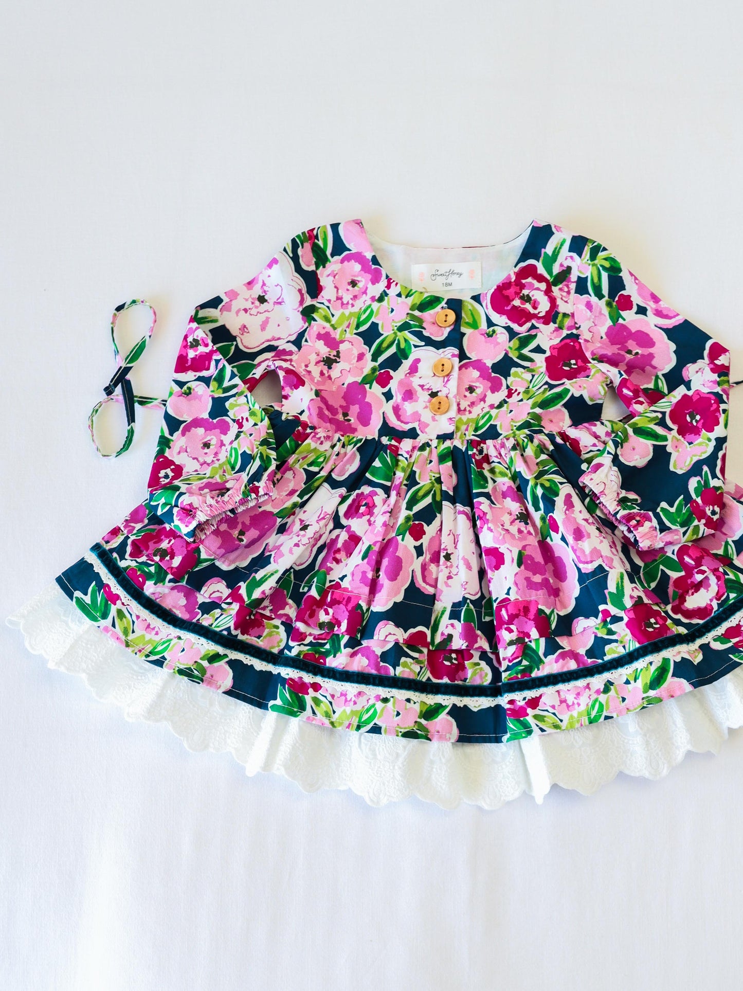 Margo Dress - Purple Blooms