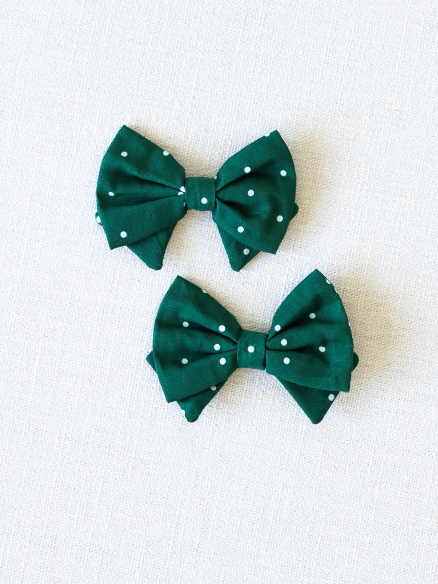 Bow Set Duo - Wintergreen Dotty