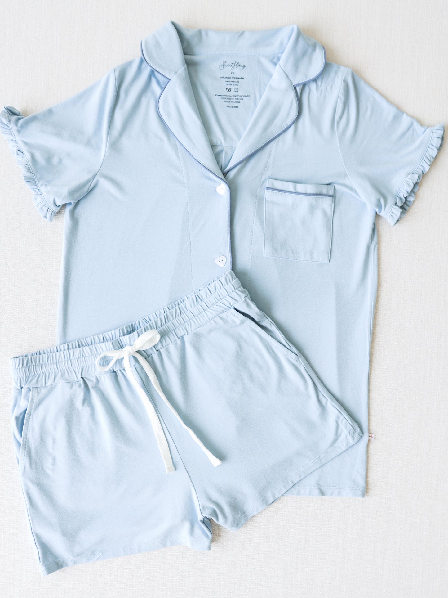 Modal Solid Color Kids Pajamas, Baby Modal Pajama Set, Toddler Soft Pajama  Setpowder Blue, Mint, Dark Blue, Navy -  Canada