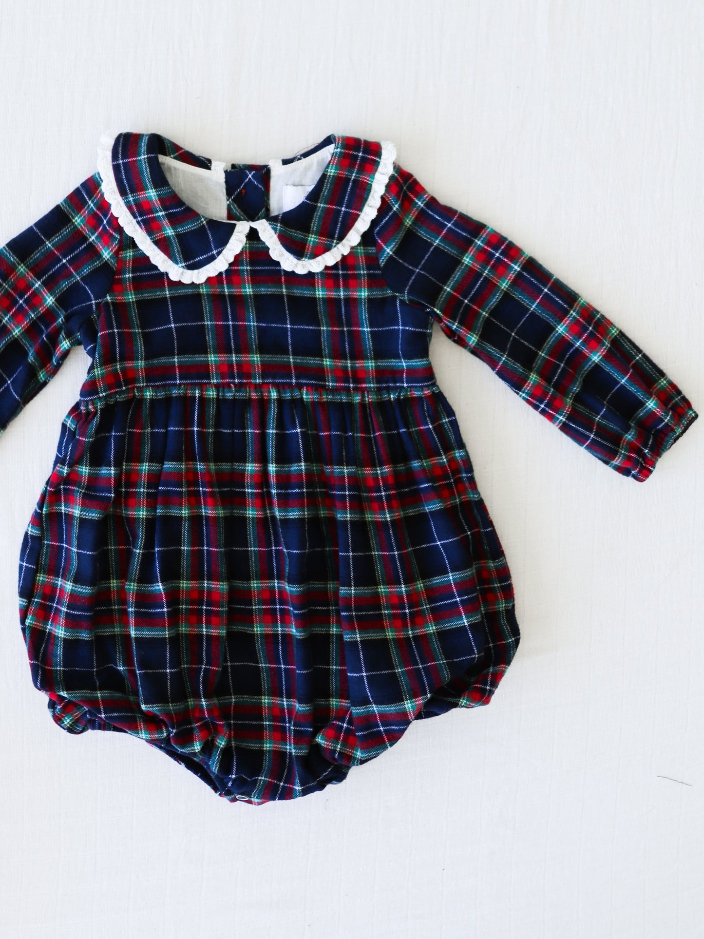 Classic Bubble - Navy Midnight Plaid