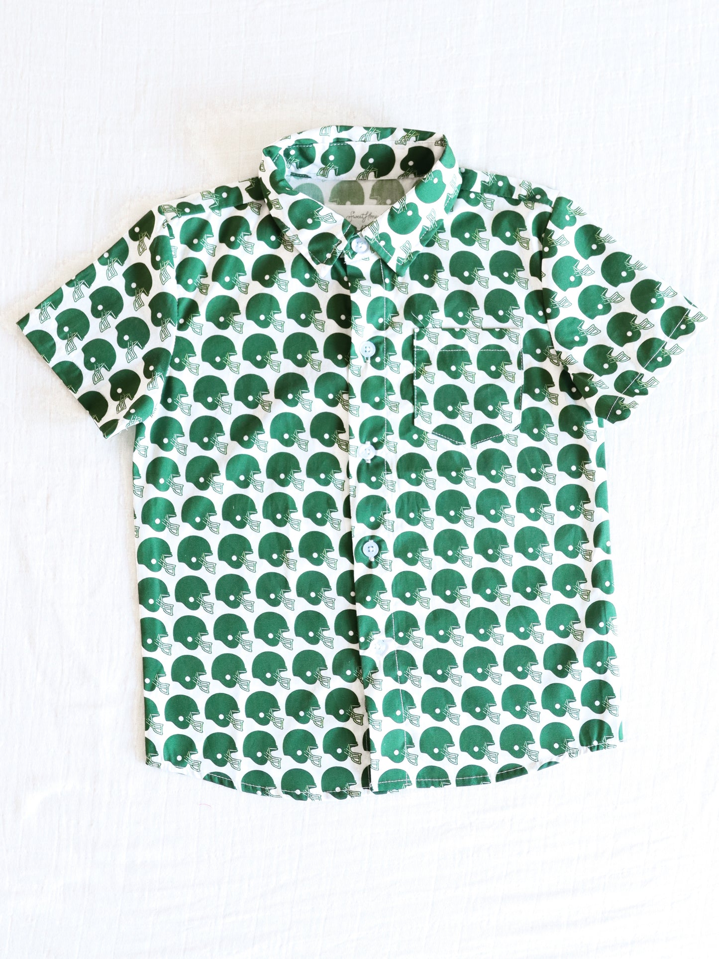 Gameday Button Up Shirt - Go Green