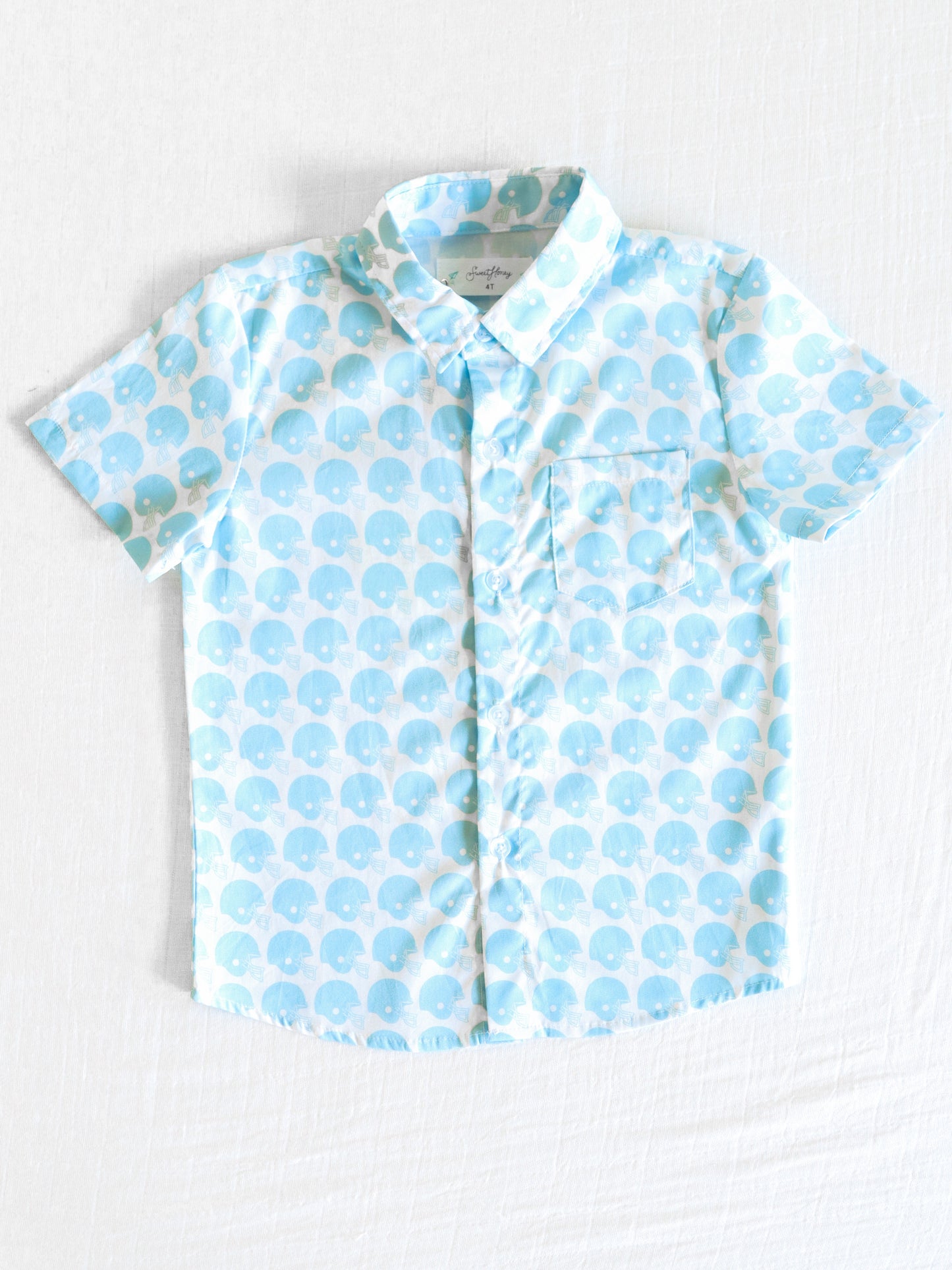 Gameday Button Up Shirt - Come Back Carolina Blue