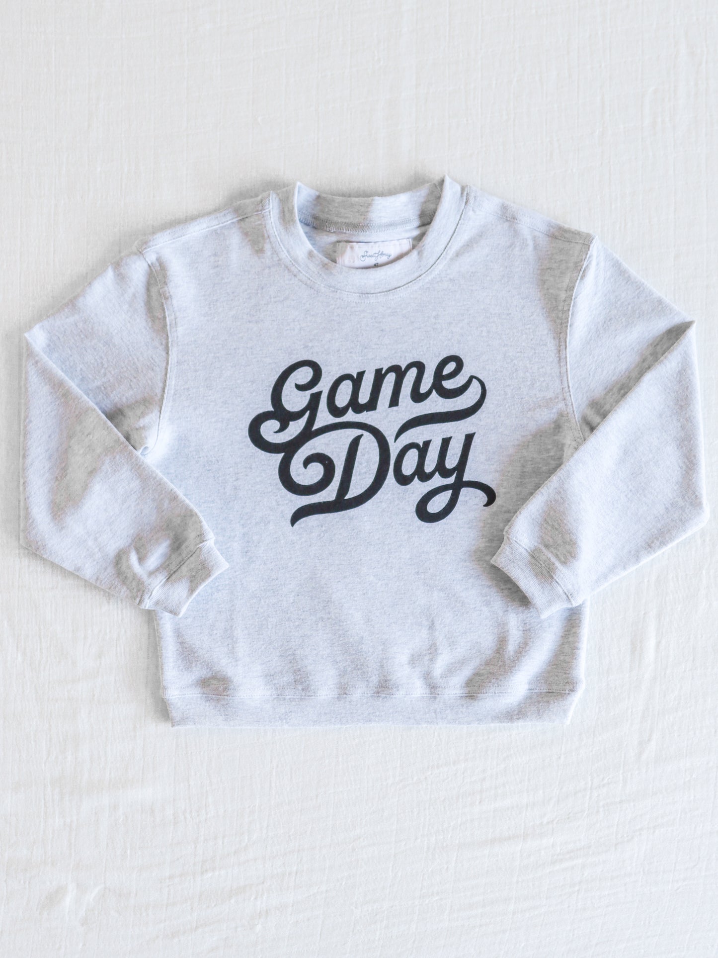 Warm Knit Sweatshirt - Game Day Gray